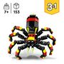 Voir la diapositive 3 : LEGO Creator 31159 - Animaux Sauvages : L'araignée Surprenante