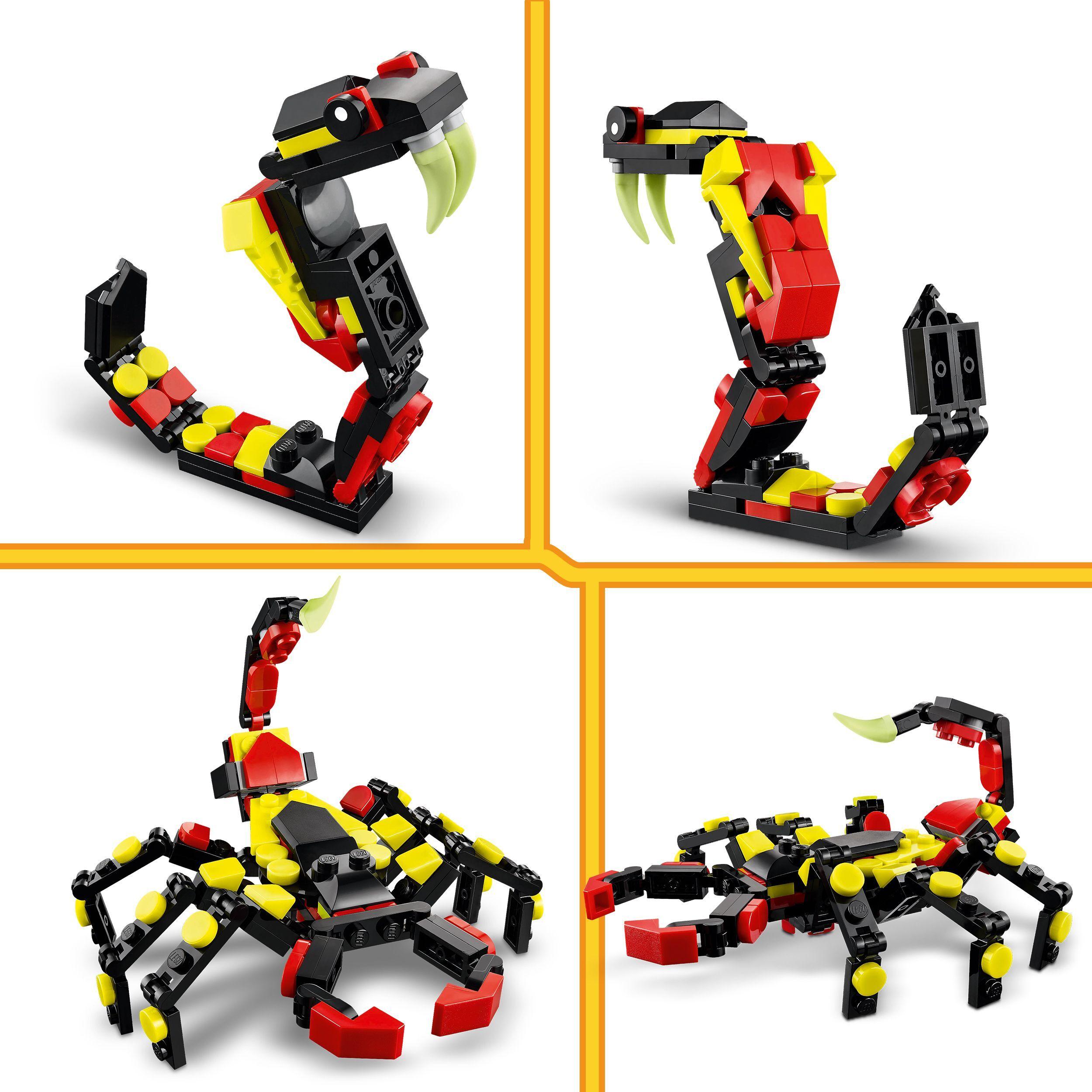 Voir la diapositive 5 : LEGO LEGO Creator 31159 3-en-1 Animaux sauvages : l’araignée surprenante - Jouet dès 7 ans