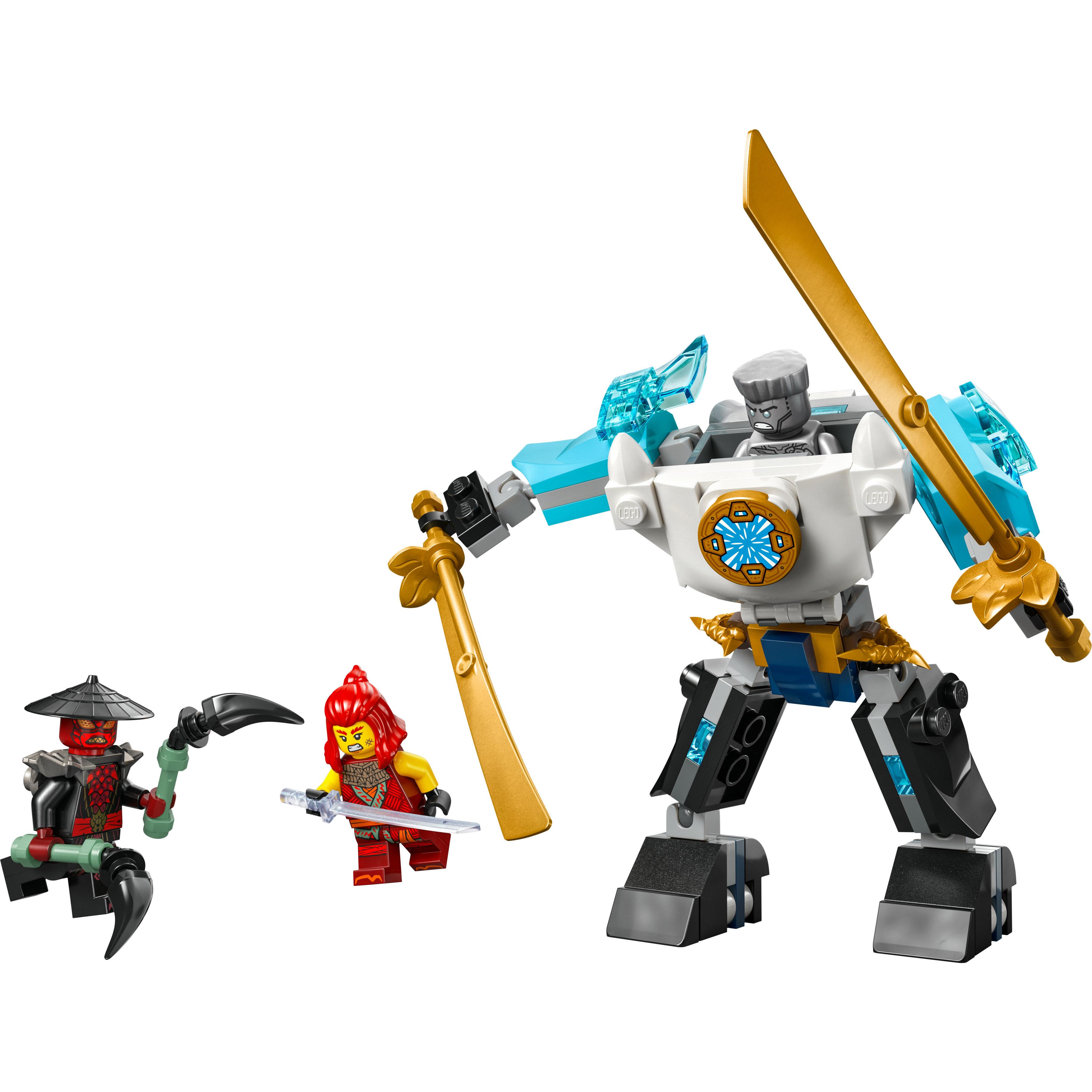 Voir la diapositive 2 : LEGO LEGO NINJAGO 71827 La super armure robot de Zane - Jeu de rôle Ninja pour garçon dès 6 ans