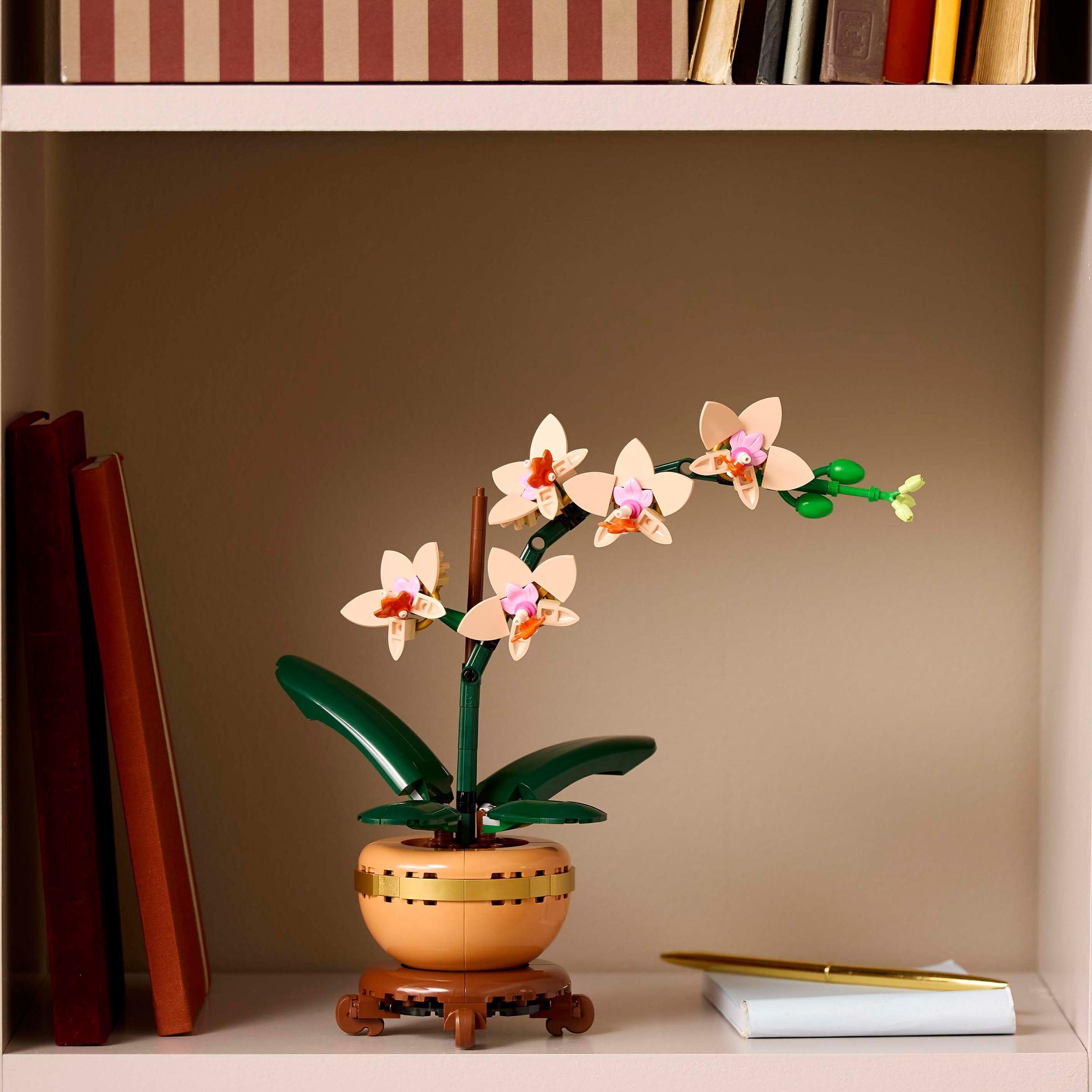 Voir la diapositive 4 : LEGO LEGO Botanicals 10343 L’Orchidée Miniature - Plante Artificielle - Idée Cadeau pour Femme
