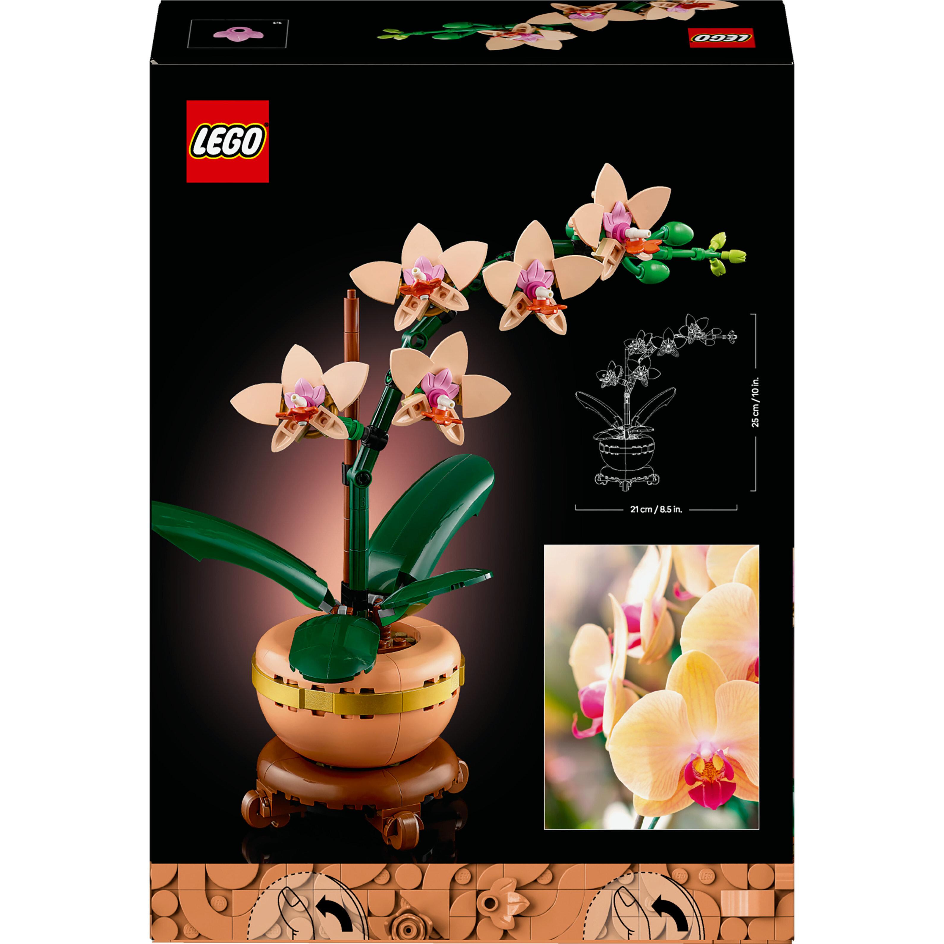 Voir la diapositive 8 : LEGO LEGO Botanicals 10343 L’Orchidée Miniature - Plante Artificielle - Idée Cadeau pour Femme