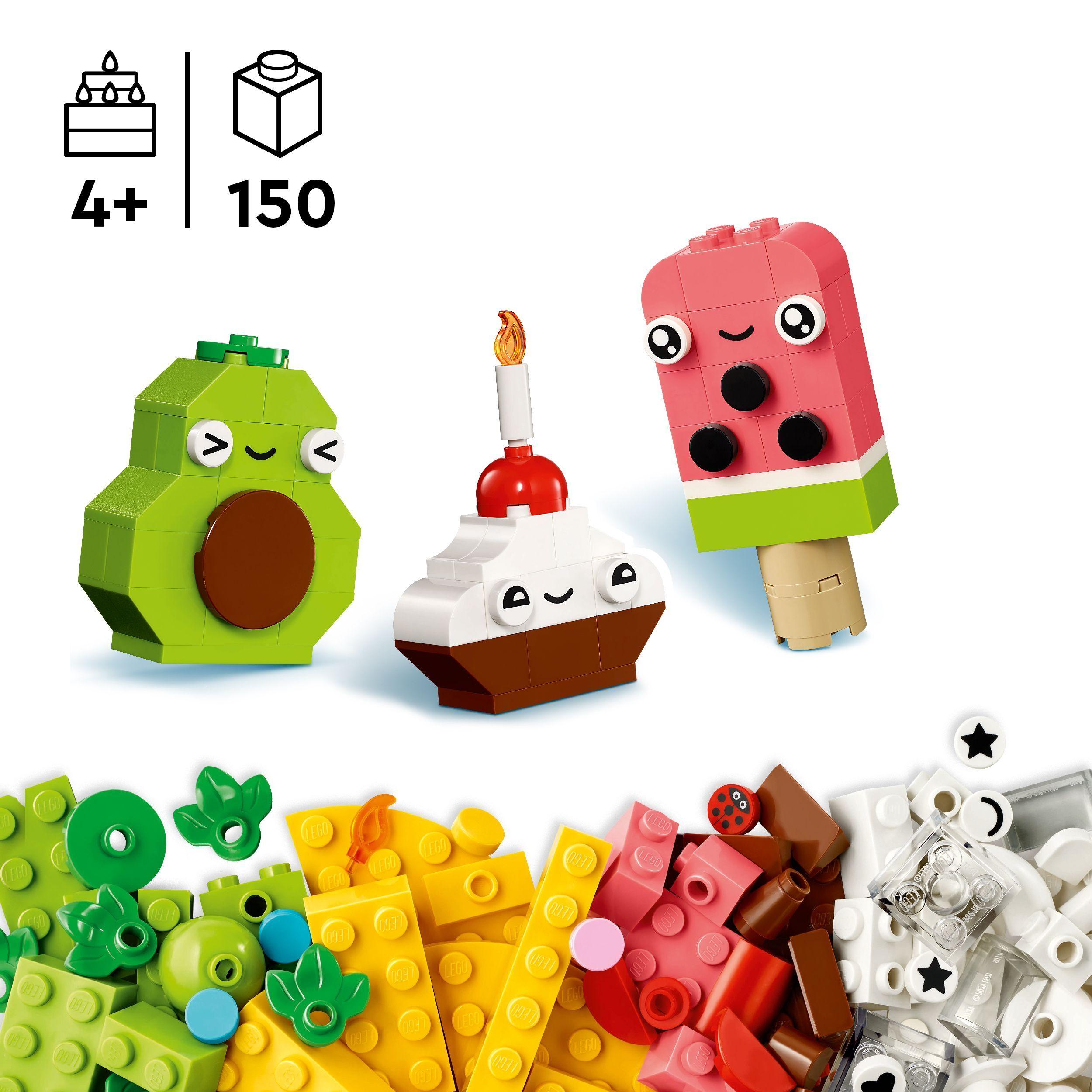 Voir la diapositive 3 : LEGO LEGO Classic 11039 Les aliments créatifs - Jouet de construction pour enfants dès 4 ans