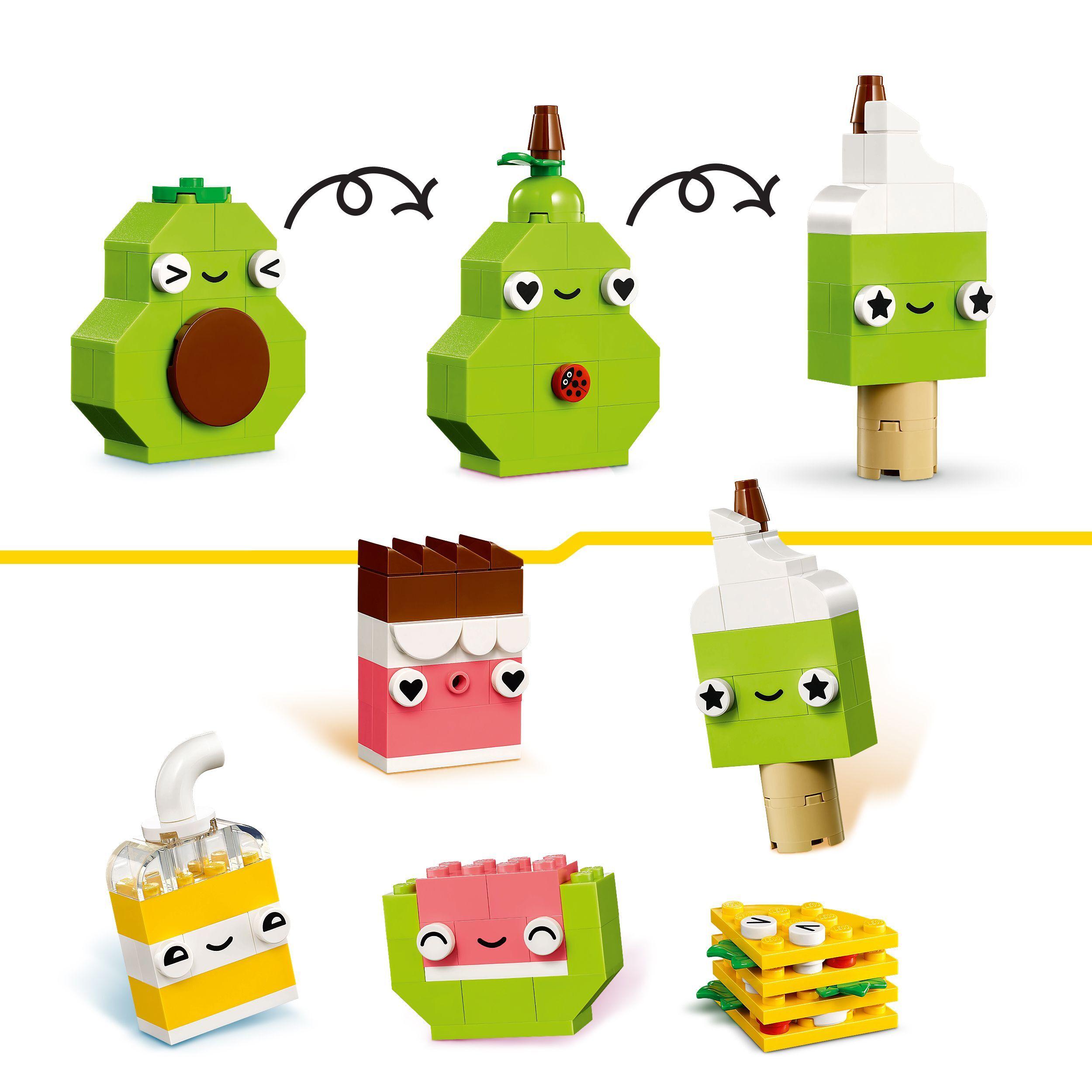 Voir la diapositive 4 : LEGO LEGO Classic 11039 Les aliments créatifs - Jouet de construction pour enfants dès 4 ans