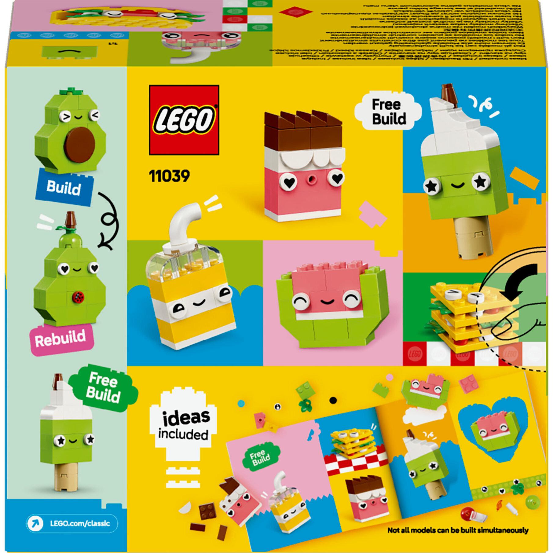 Voir la diapositive 7 : LEGO LEGO Classic 11039 Les aliments créatifs - Jouet de construction pour enfants dès 4 ans