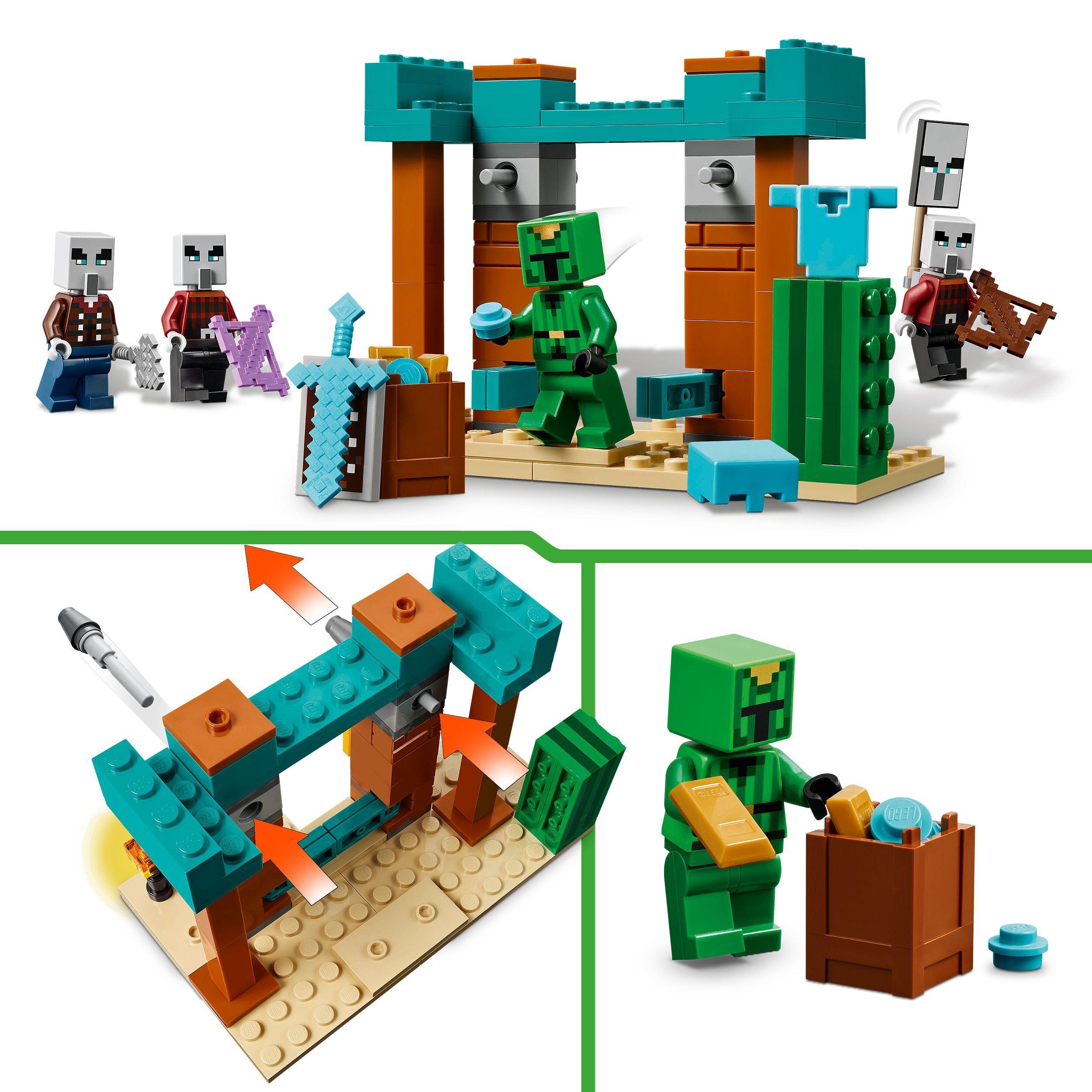 Voir la diapositive 4 : LEGO LEGO Minecraft 21267 La patrouille d’Illageois du désert - Jeu de construction dès 7 ans