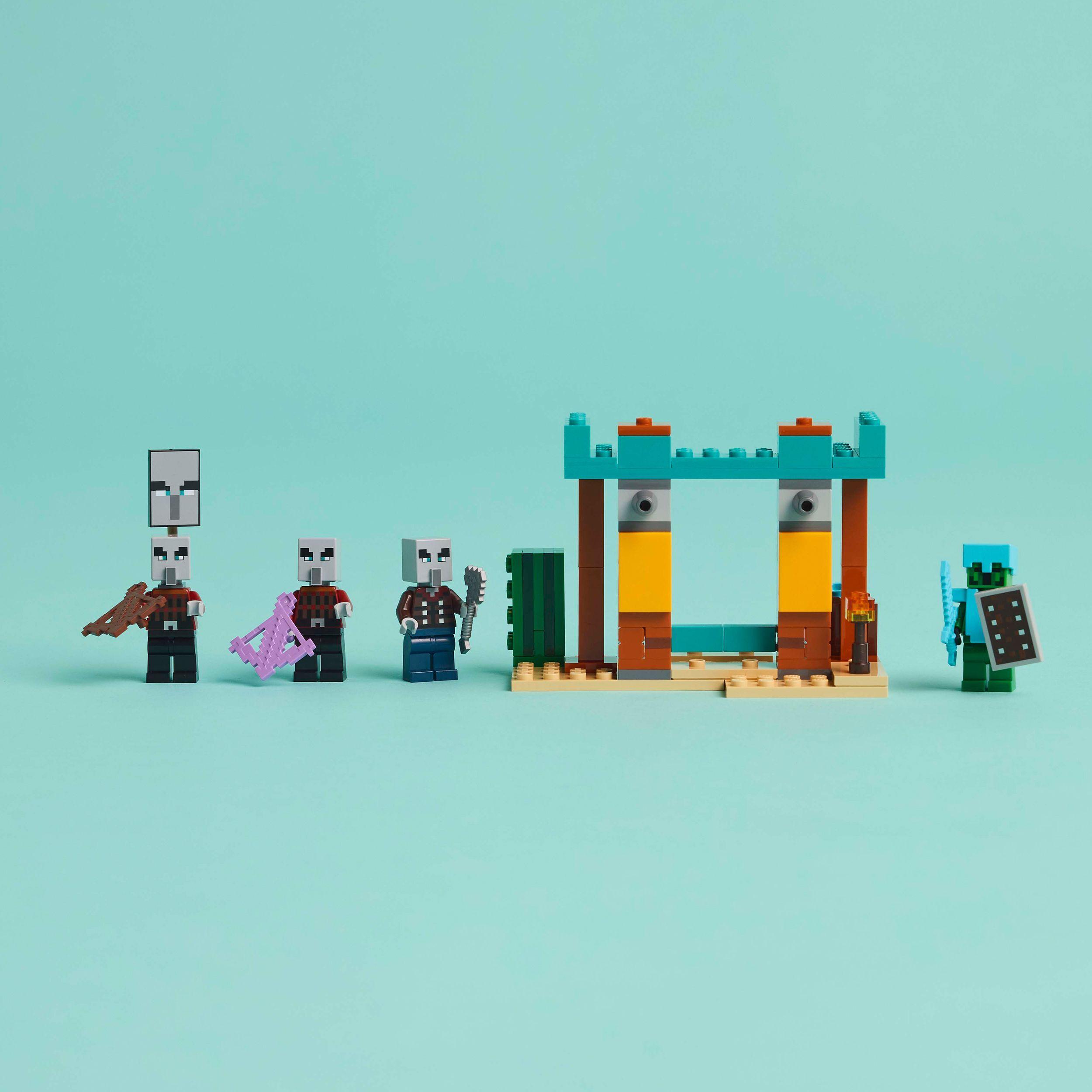 Voir la diapositive 6 : LEGO LEGO Minecraft 21267 La patrouille d’Illageois du désert - Jeu de construction dès 7 ans
