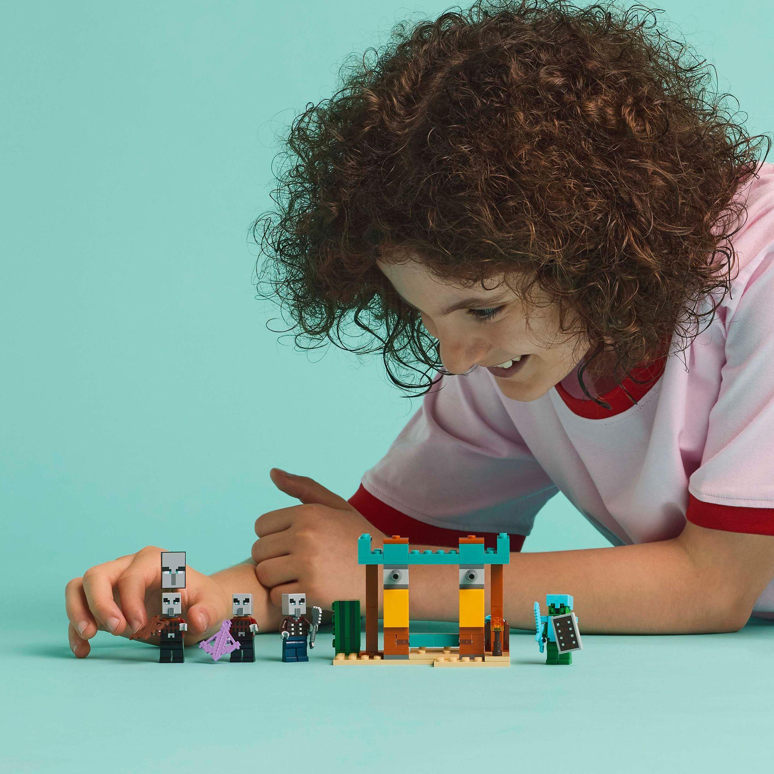 Voir la diapositive 7 : LEGO LEGO Minecraft 21267 La patrouille d’Illageois du désert - Jeu de construction dès 7 ans