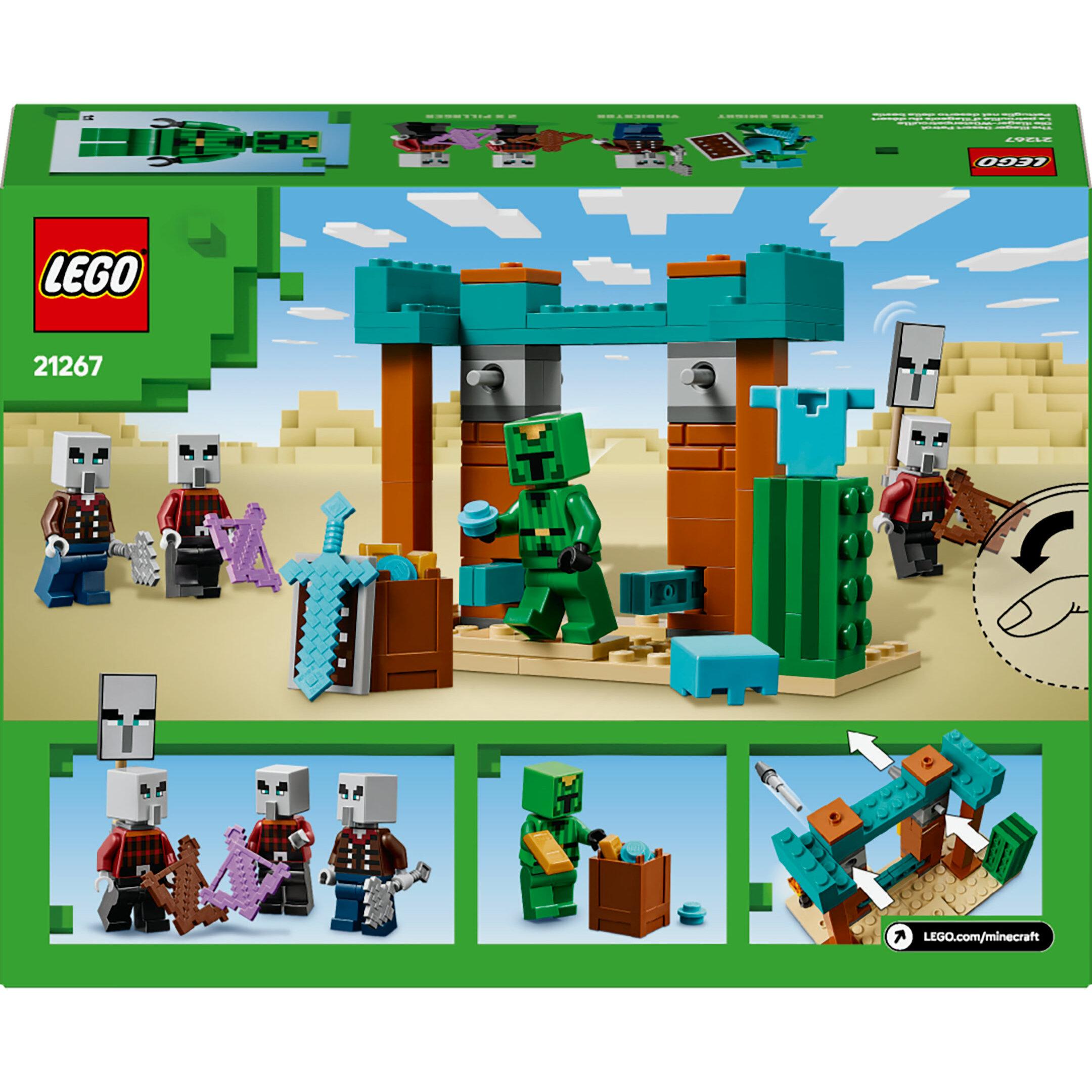 Voir la diapositive 8 : LEGO LEGO Minecraft 21267 La patrouille d’Illageois du désert - Jeu de construction dès 7 ans