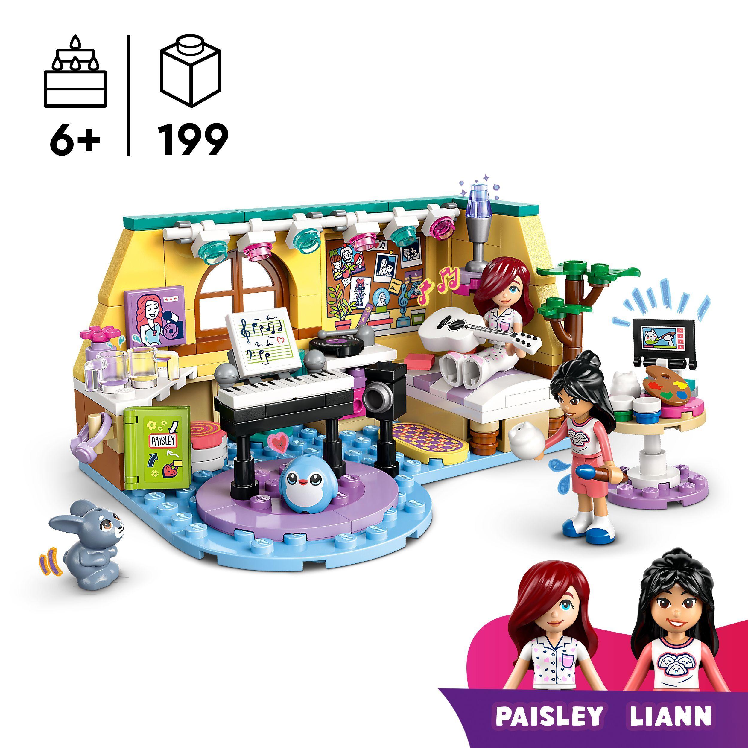 Voir la diapositive 3 : LEGO LEGO Friends 42647 La Chambre de Paisley - Jouet Interactif dès 6 ans