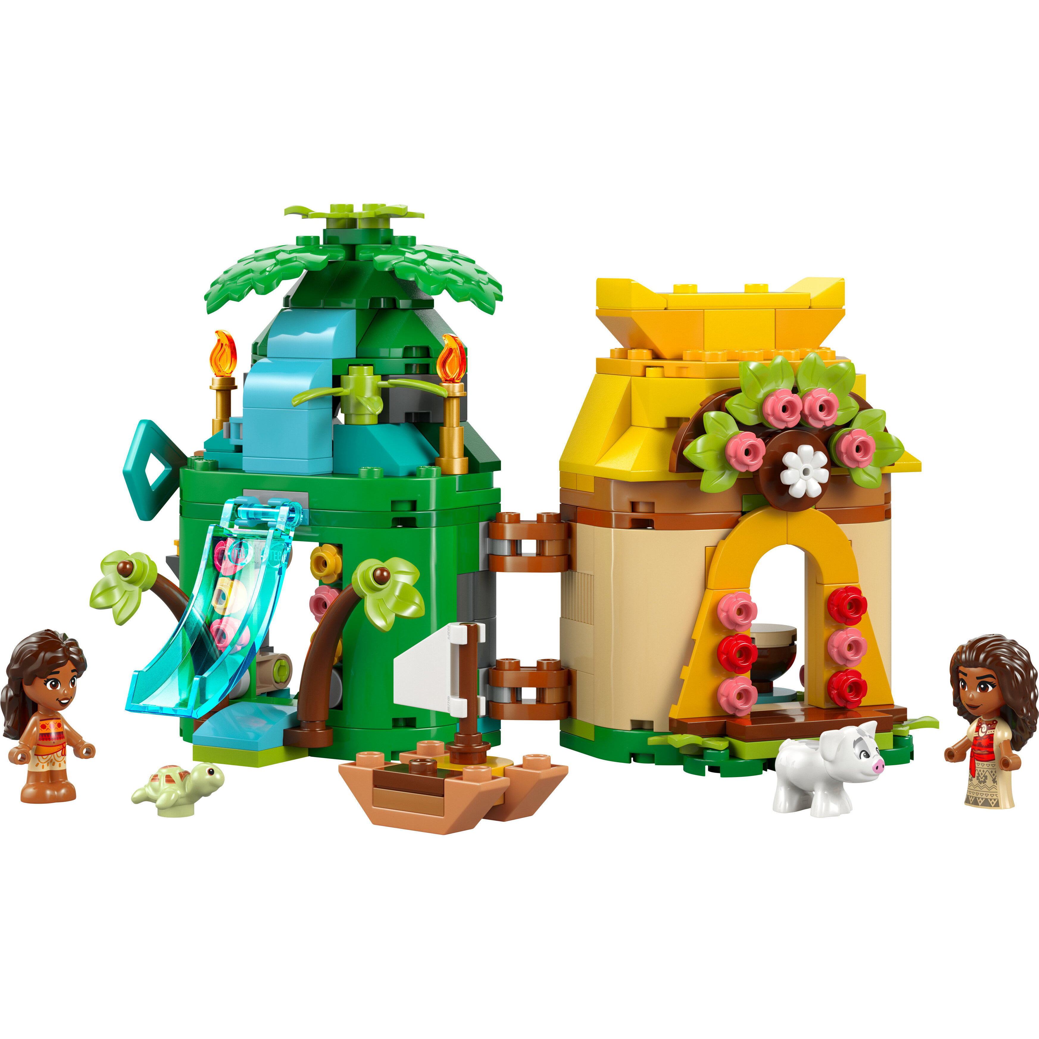 Voir la diapositive 2 : LEGO Disney 43260 - L’île de Vaiana miniature