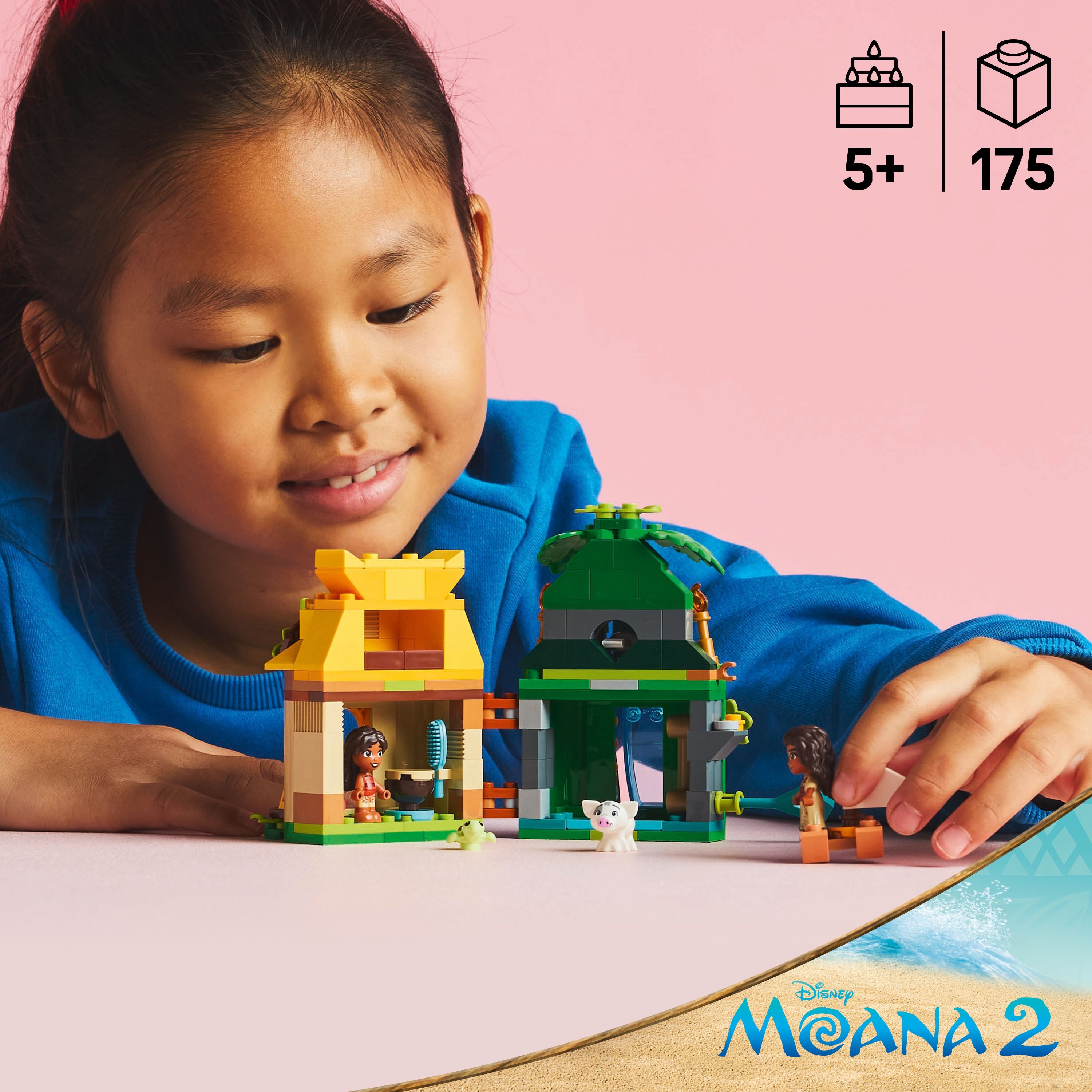 Voir la diapositive 4 : LEGO Disney 43260 - L’île de Vaiana miniature