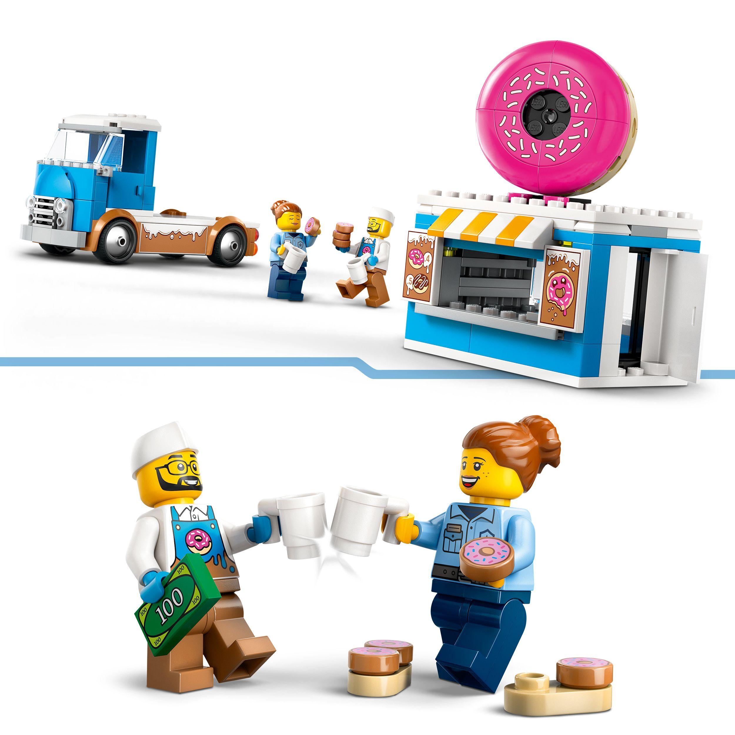 Voir la diapositive 5 : LEGO LEGO City 60452 Le food-truck de donuts - Jouet de construction pour garçon dès 5 ans