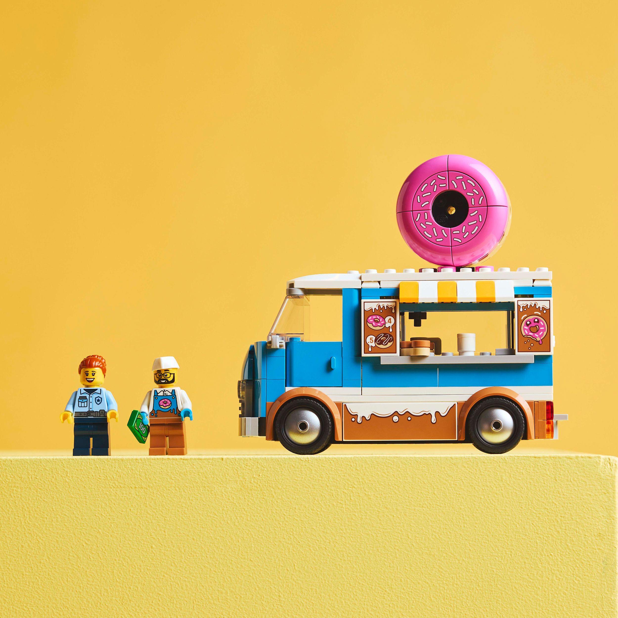 Voir la diapositive 6 : LEGO LEGO City 60452 Le food-truck de donuts - Jouet de construction pour garçon dès 5 ans