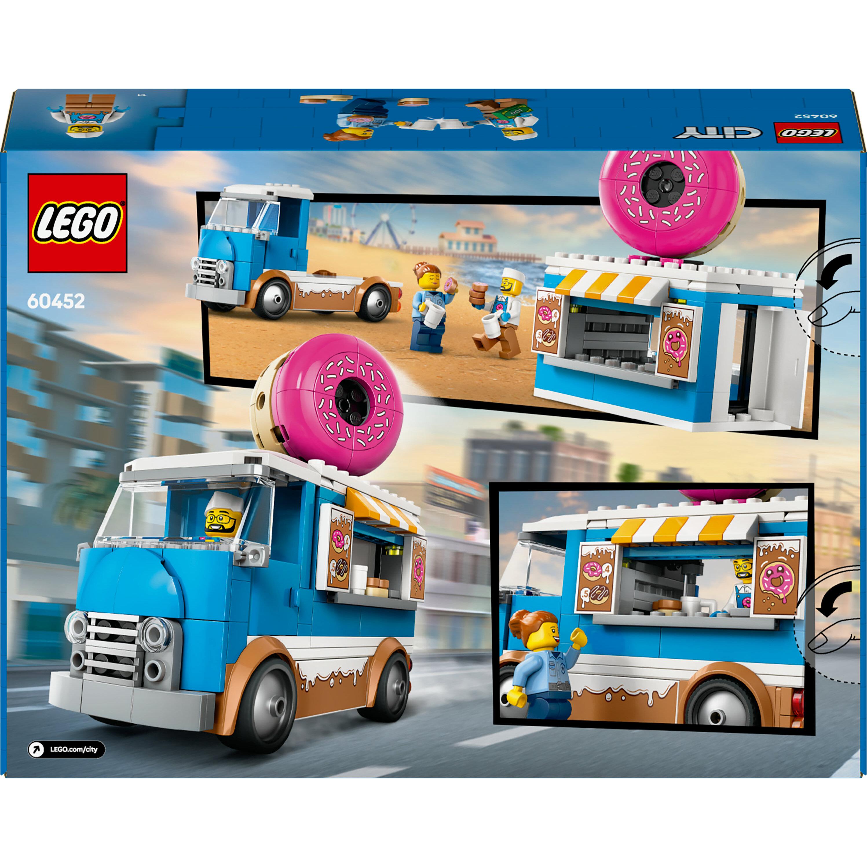 Voir la diapositive 8 : LEGO LEGO City 60452 Le food-truck de donuts - Jouet de construction pour garçon dès 5 ans