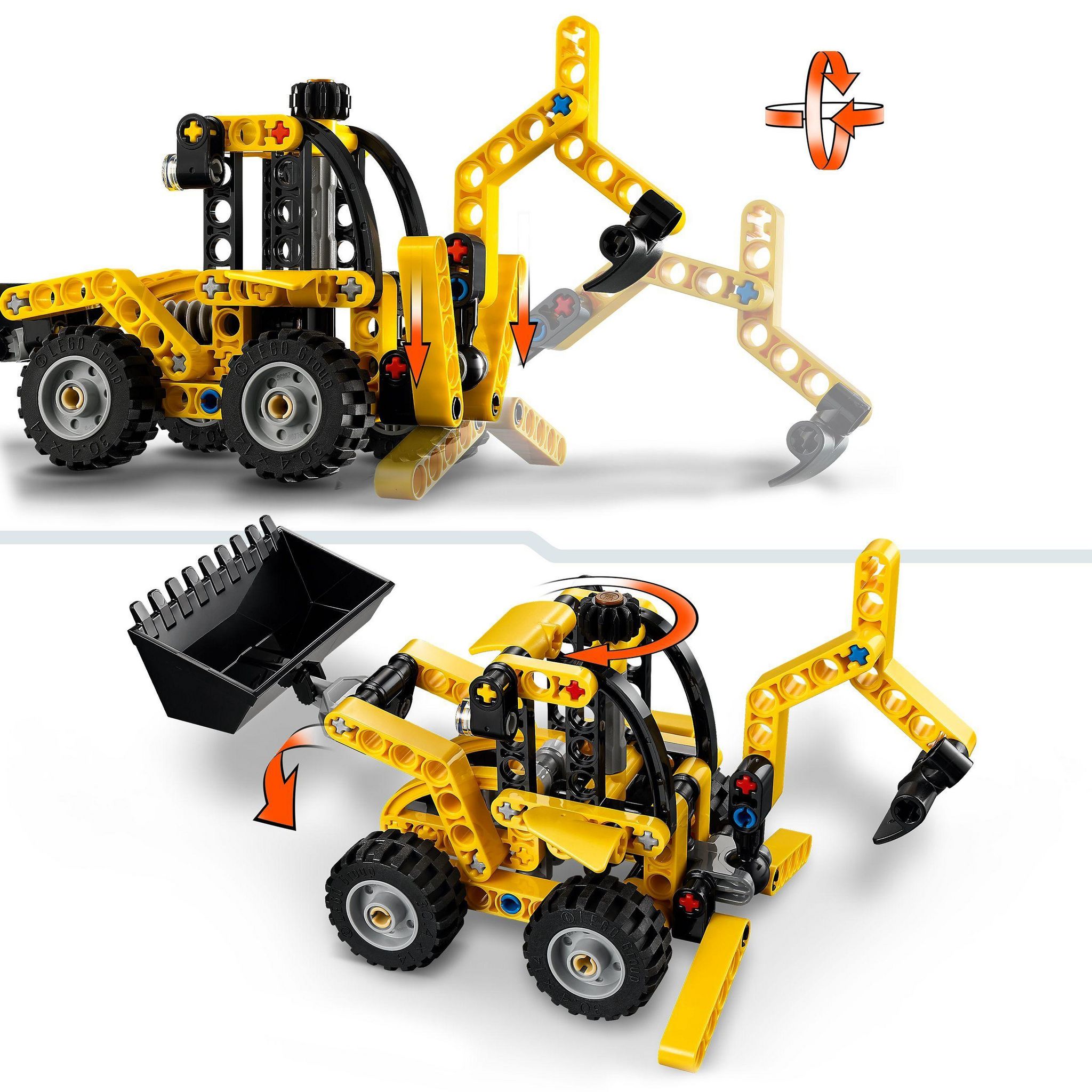 Voir la diapositive 5 : LEGO Technic 42197 - Le Tractopelle