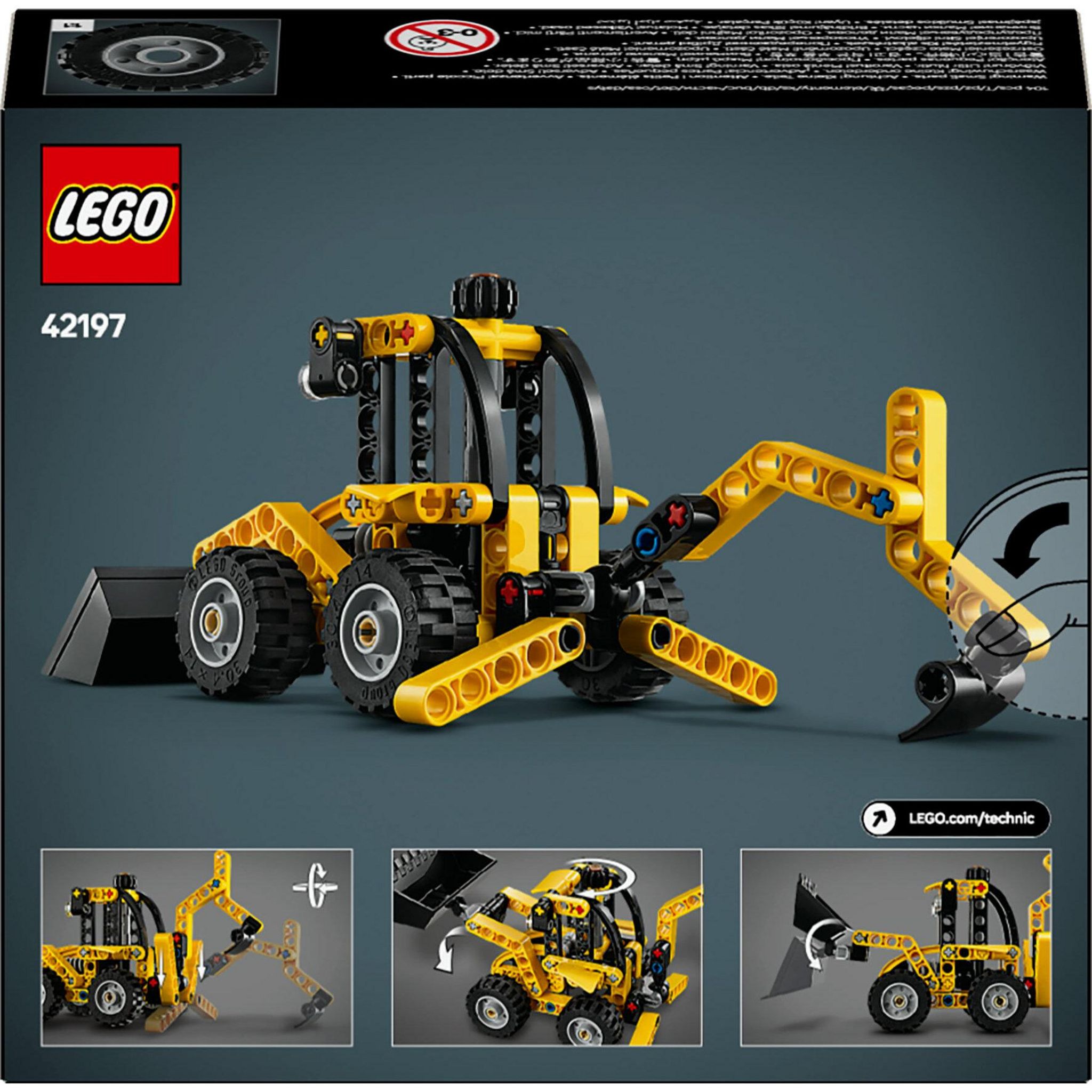 Voir la diapositive 8 : LEGO Technic 42197 - Le Tractopelle