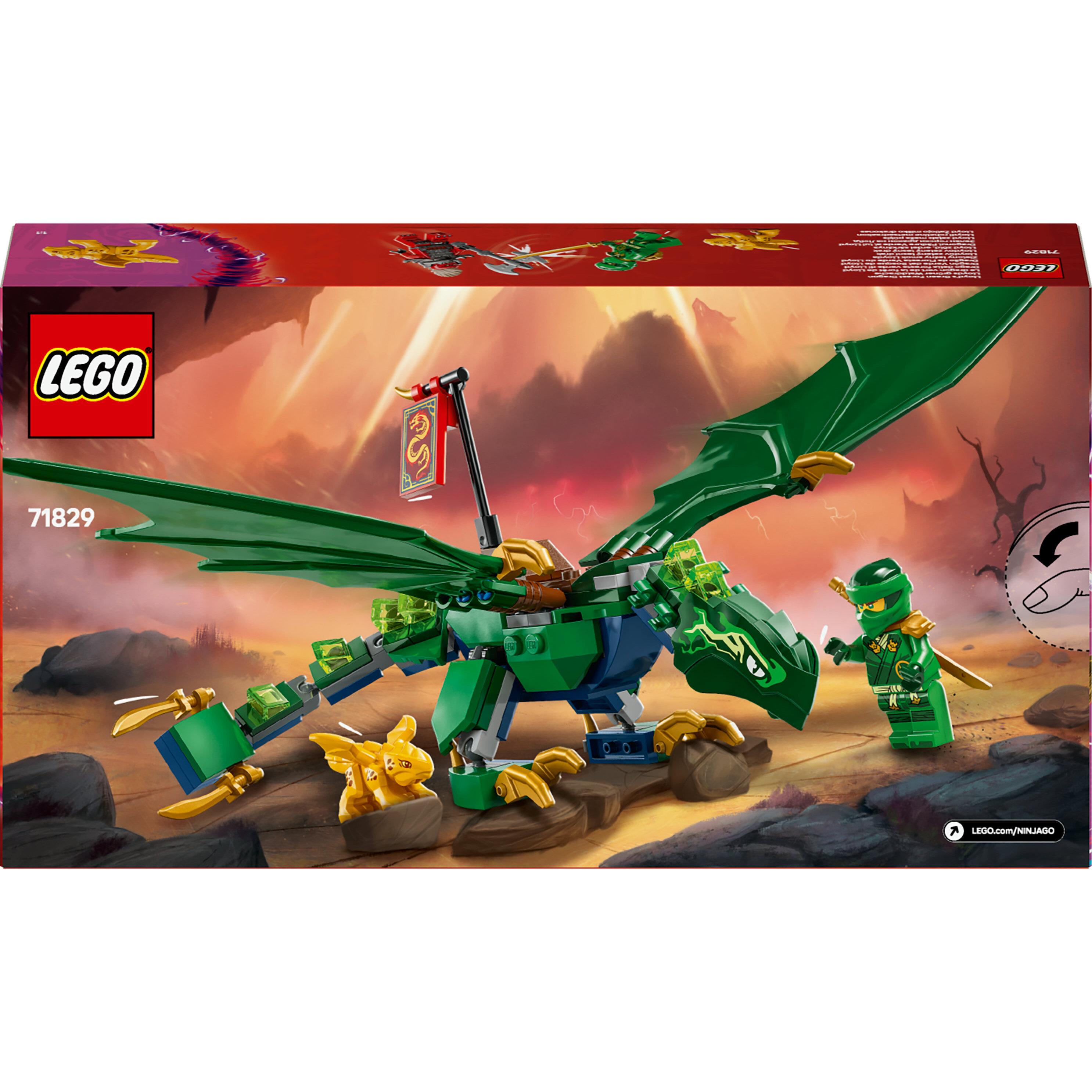 Voir la diapositive 3 : LEGO LEGO NINJAGO 71829 Le dragon vert de la forêt de Lloyd - Jeu de construction dès 6 ans
