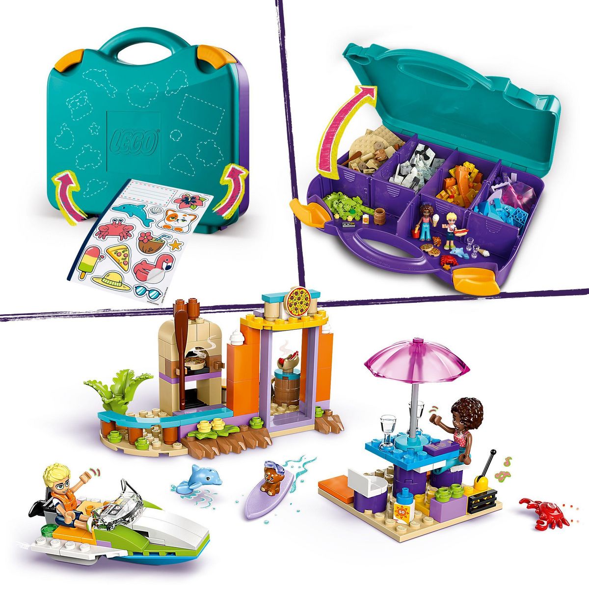 LEGO Friends 42672 - La Valise Créative  de plage