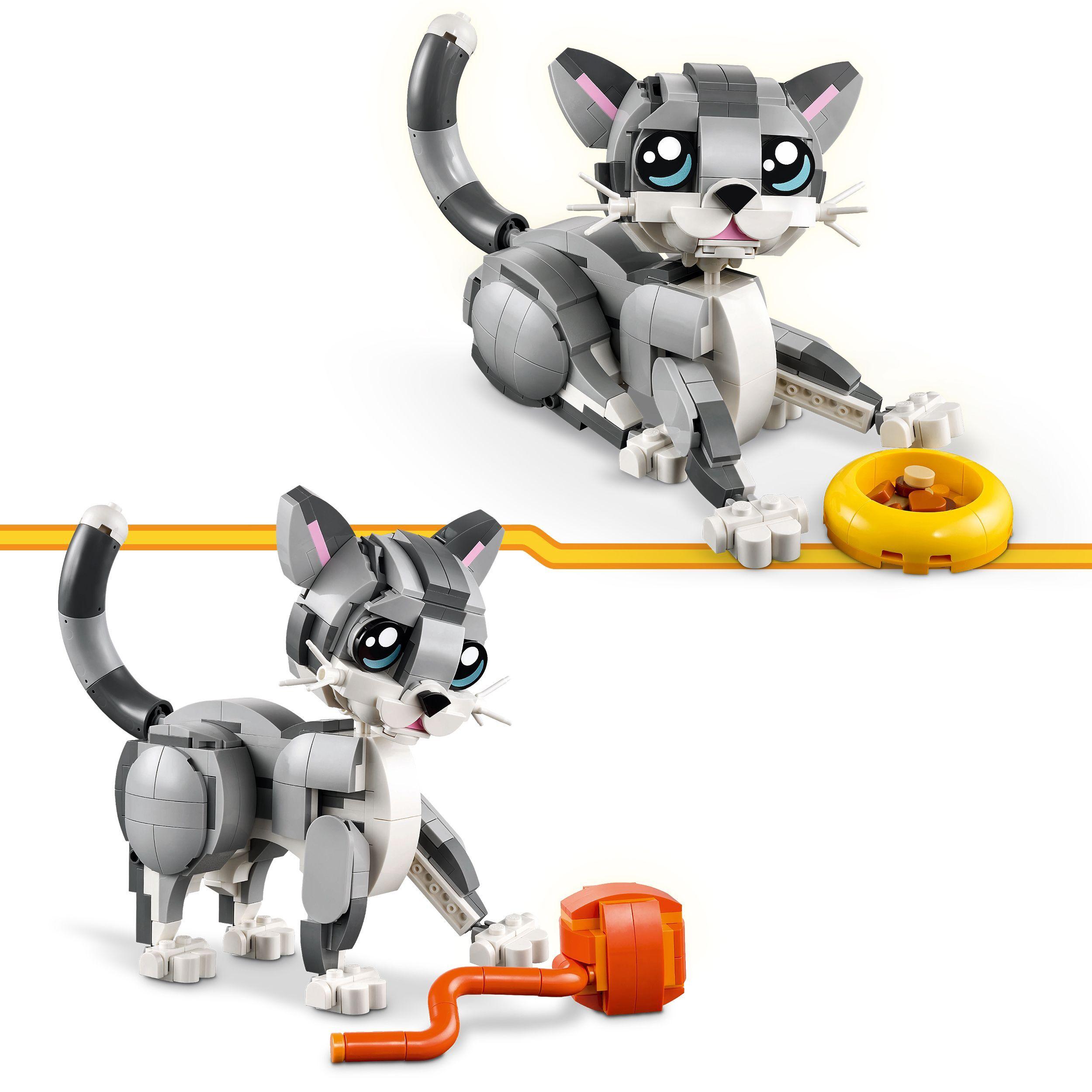 Voir la diapositive 4 : LEGO LEGO Creator 31163 3-en-1 Le Chat Joueur - Jouet de Construction dès 8 ans - Maquette