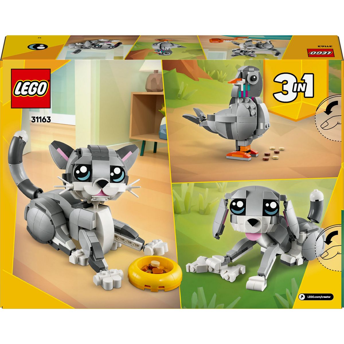 LEGO Creator 31163 - Le chat joueur