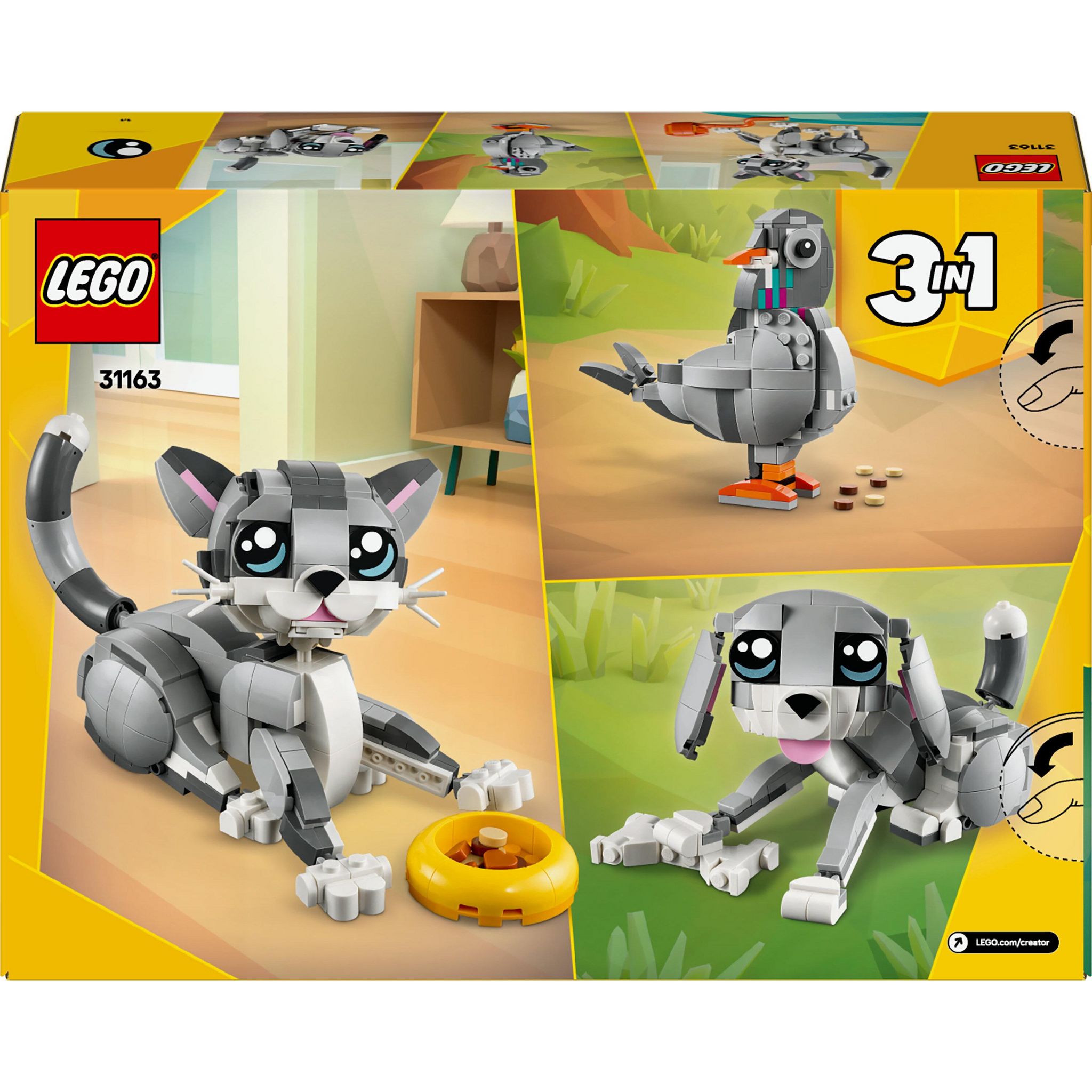 Voir la diapositive 8 : LEGO Creator 31163 - Le chat joueur