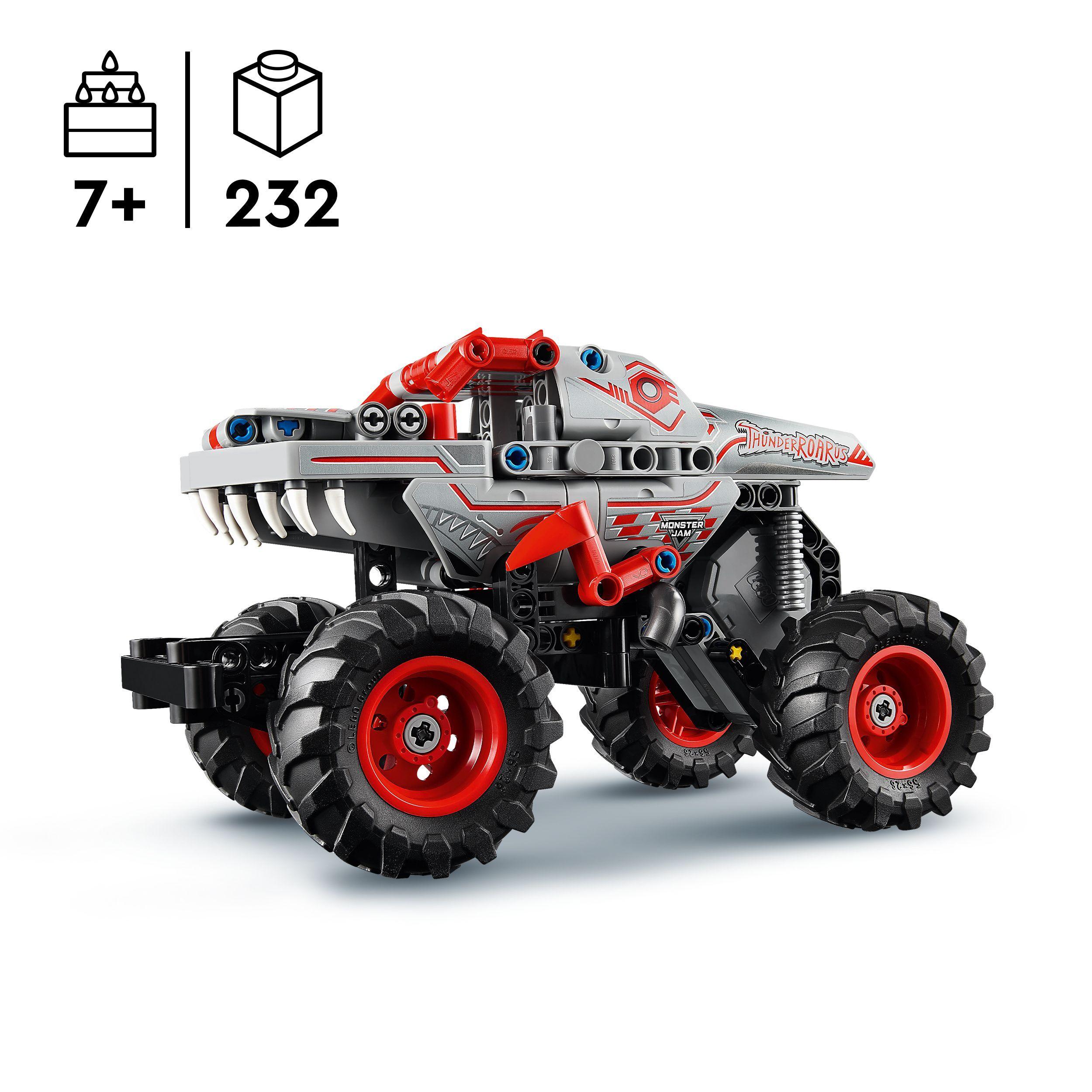 Voir la diapositive 3 : LEGO LEGO Technic 42200 Monster Jam ThunderROARus à rétrofriction - Camion dinosaure dès 7 ans