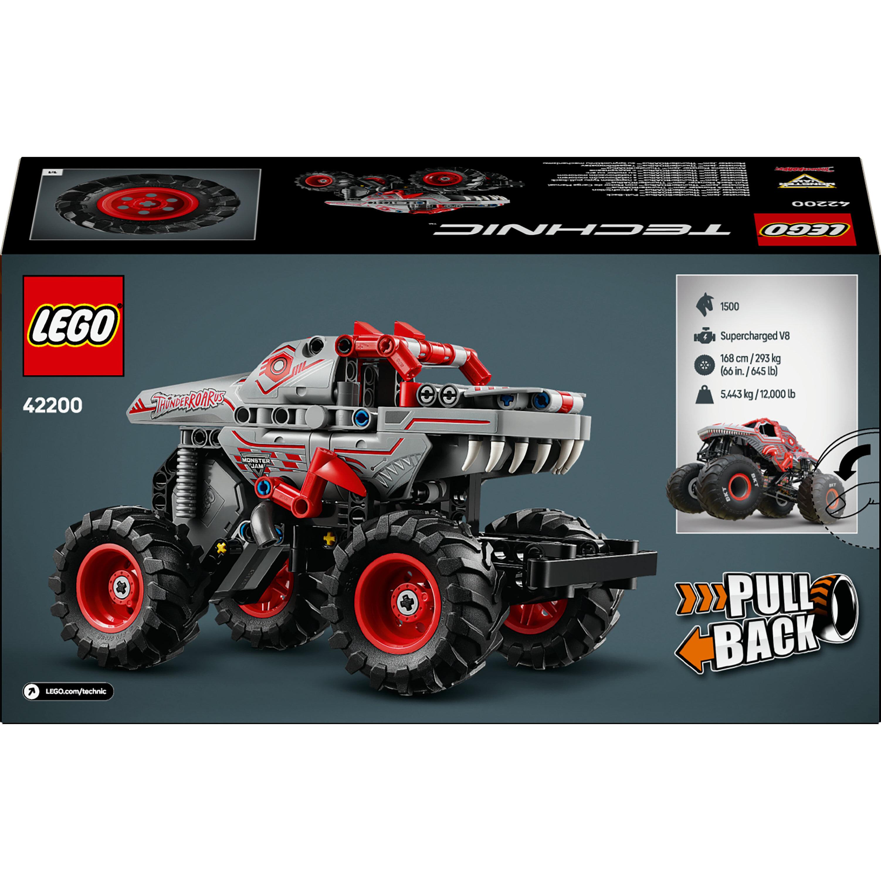 Voir la diapositive 8 : LEGO LEGO Technic 42200 Monster Jam ThunderROARus à rétrofriction - Camion dinosaure dès 7 ans