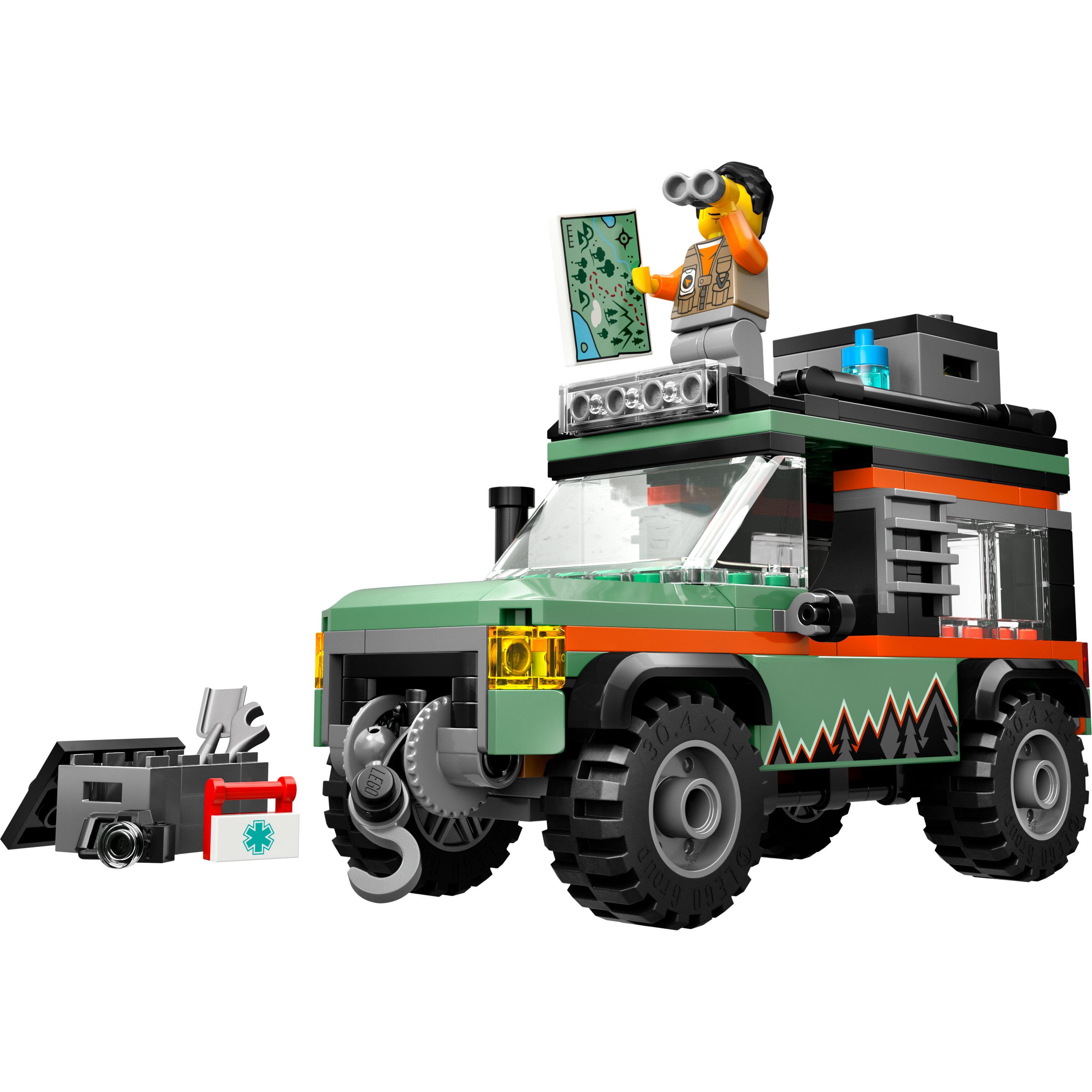 Voir la diapositive 2 : LEGO LEGO City 60447 Le camion 4x4 tout-terrain - Jeu de construction pour garçon dès 6 ans