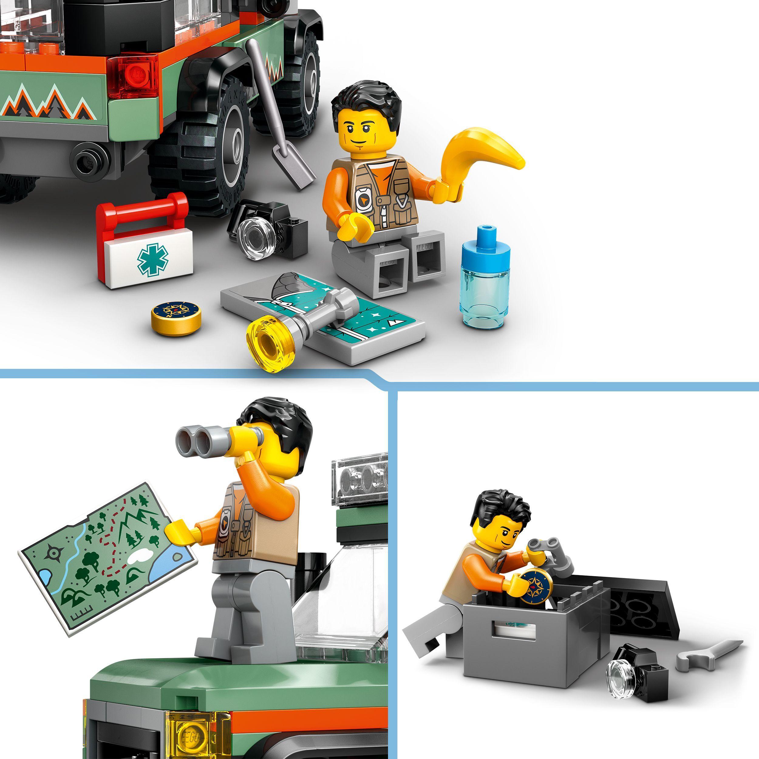 Voir la diapositive 5 : LEGO LEGO City 60447 Le camion 4x4 tout-terrain - Jeu de construction pour garçon dès 6 ans