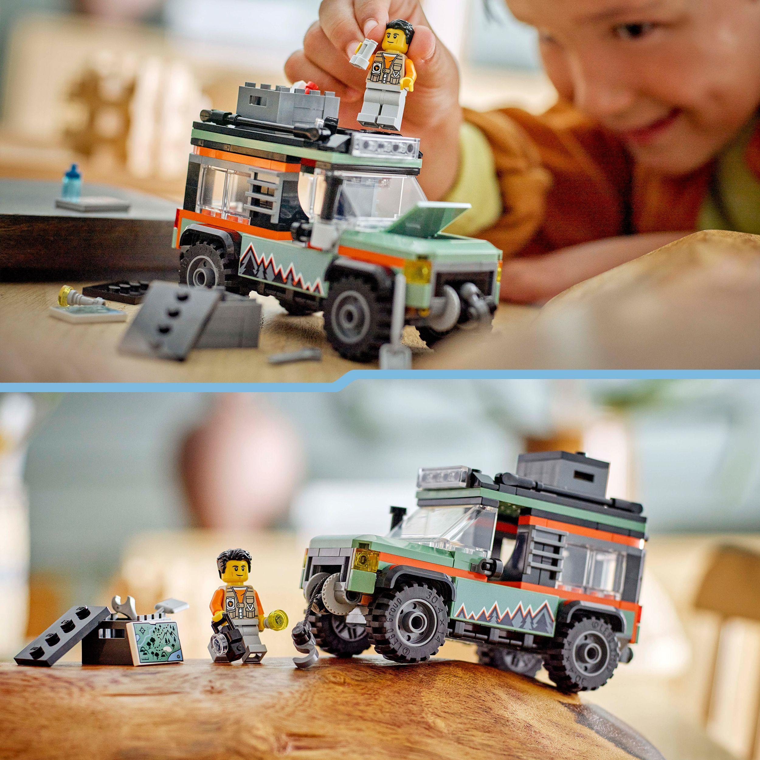 Voir la diapositive 6 : LEGO LEGO City 60447 Le camion 4x4 tout-terrain - Jeu de construction pour garçon dès 6 ans