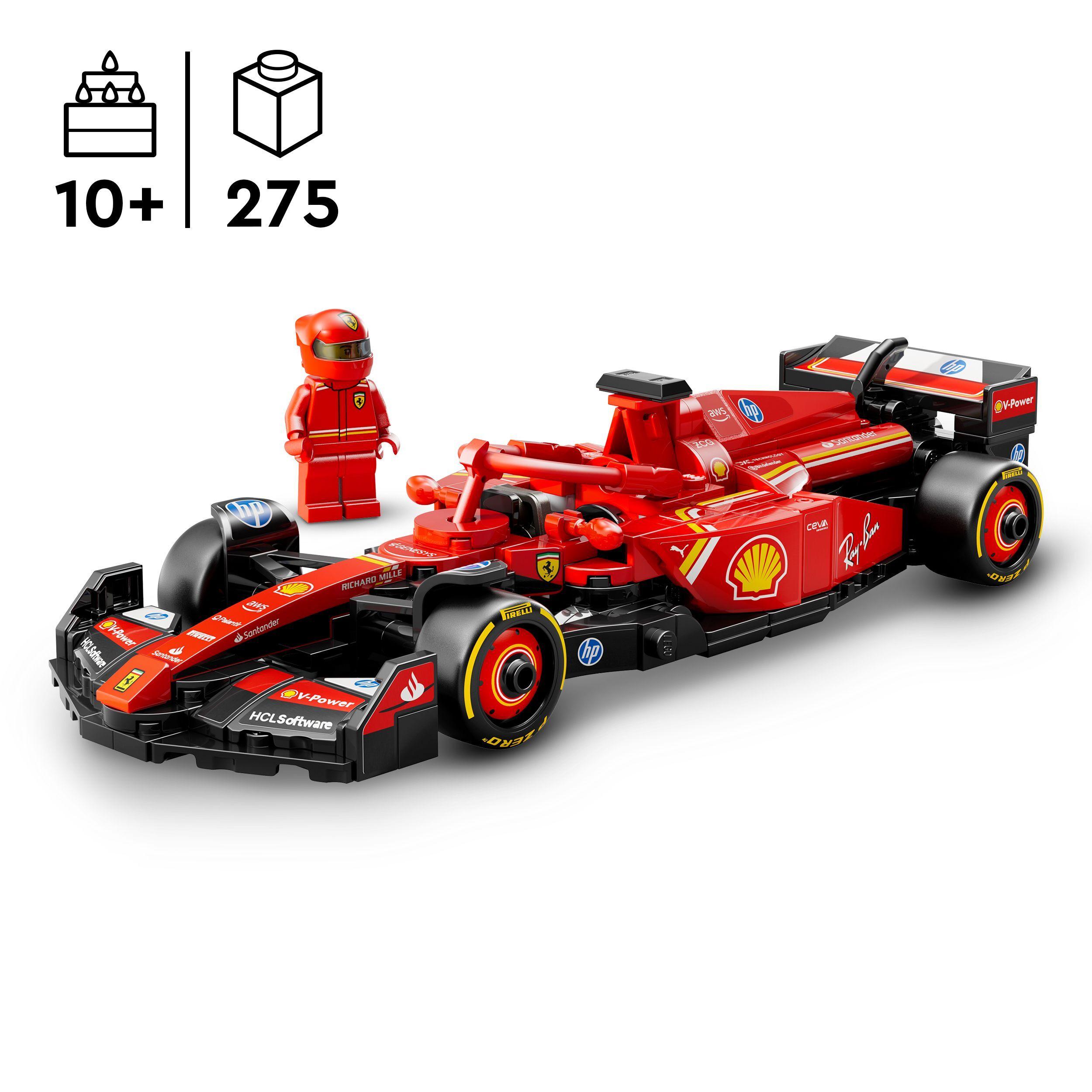 Voir la diapositive 3 : LEGO Speed Champions 77242 Voiture F1 Ferrari SF-24 - Jeu de construction dès 10 ans
