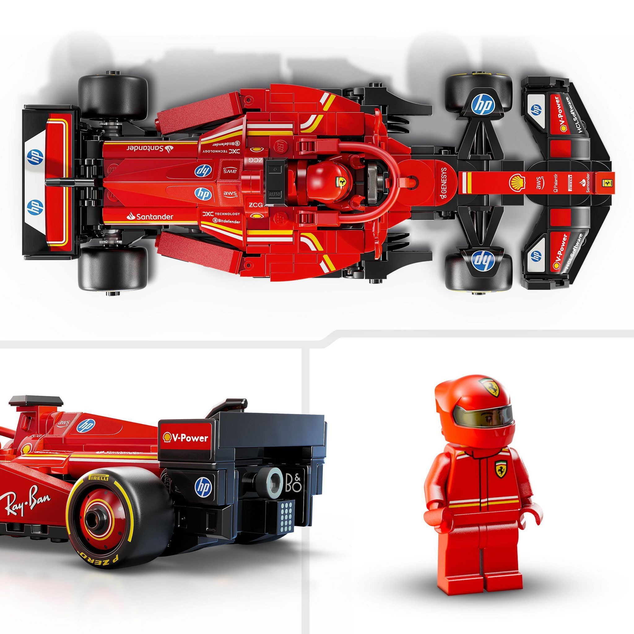 Voir la diapositive 5 : LEGO Speed Champions 77242 - Voiture F1 Ferrari SF-24