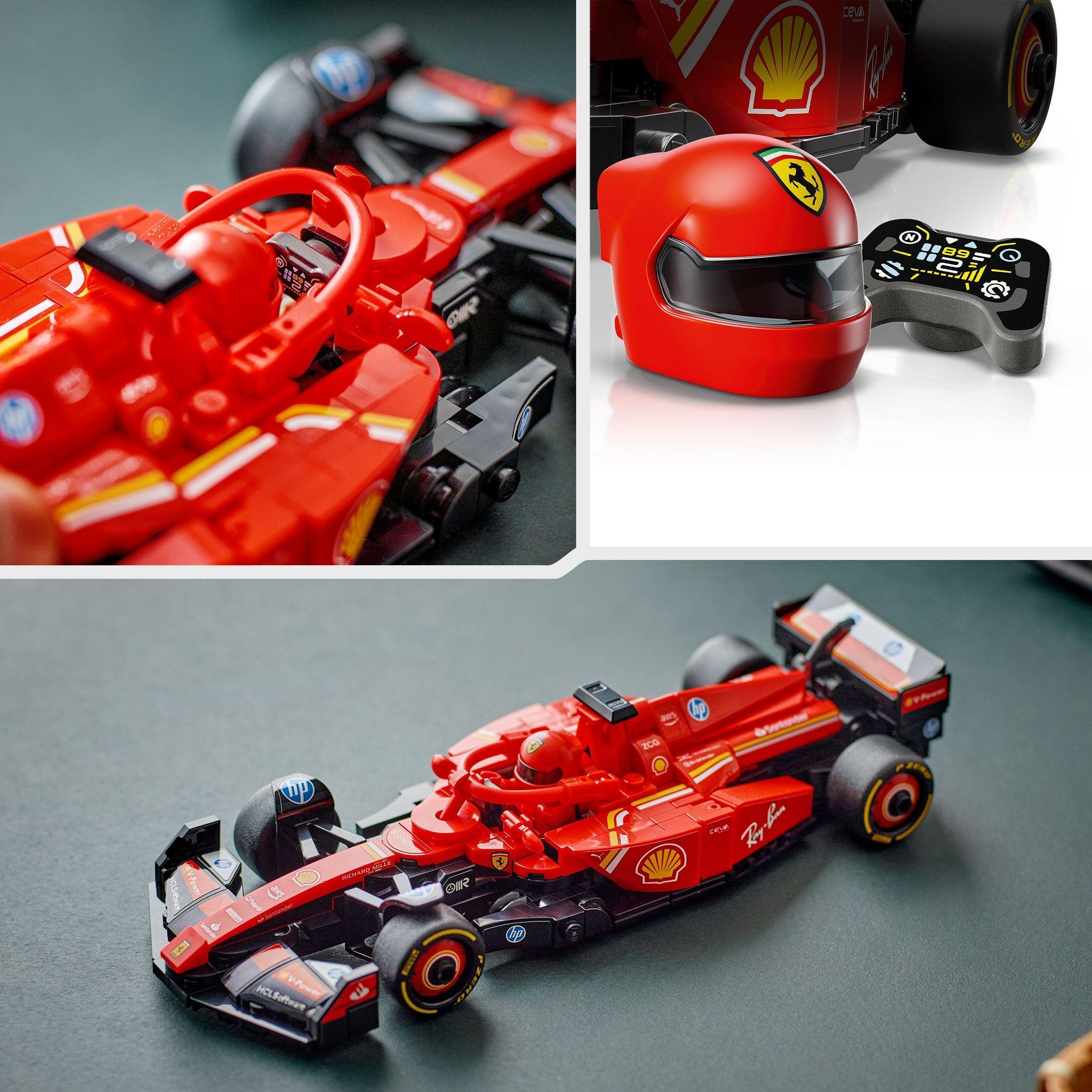 Voir la diapositive 6 : LEGO Speed Champions 77242 - Voiture F1 Ferrari SF-24