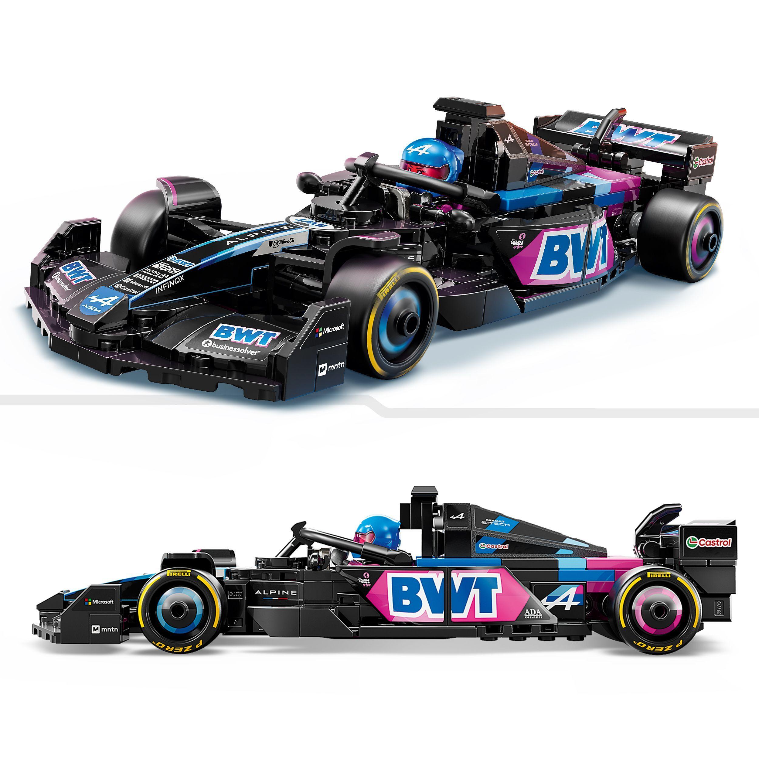 Voir la diapositive 4 : LEGO Speed Champions 77248 - Voiture F1 BWT Alpine Team A524