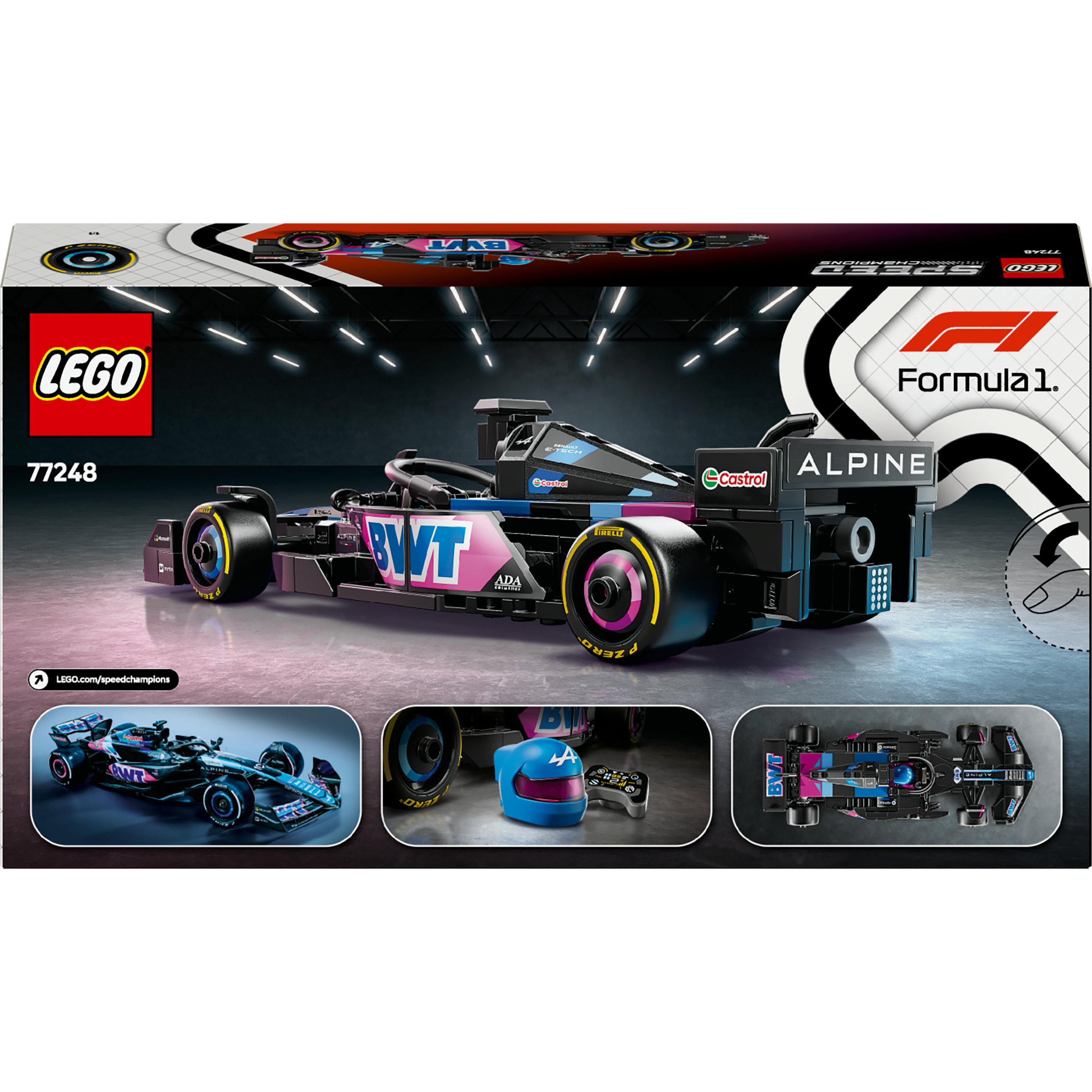 Voir la diapositive 8 : LEGO Speed Champions 77248 - Voiture F1 BWT Alpine Team A524