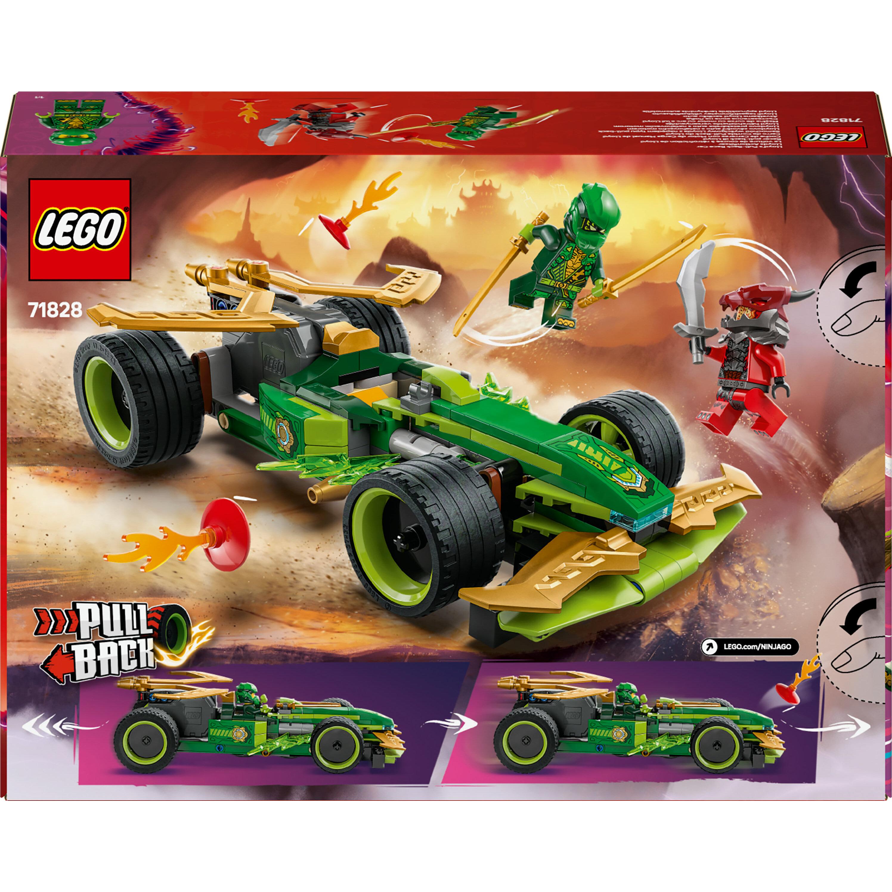 Voir la diapositive 3 : LEGO LEGO NINJAGO 71828 La voiture de course à rétrofriction de Lloyd - Jouet de construction