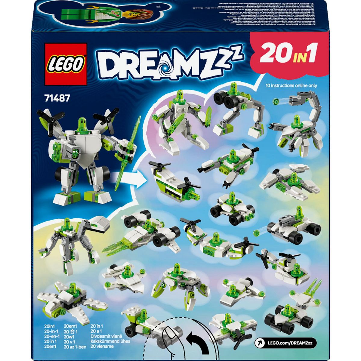 LEGO DREAMZzz 71487 - Aventure de Z-Blob : Robots de véhicules