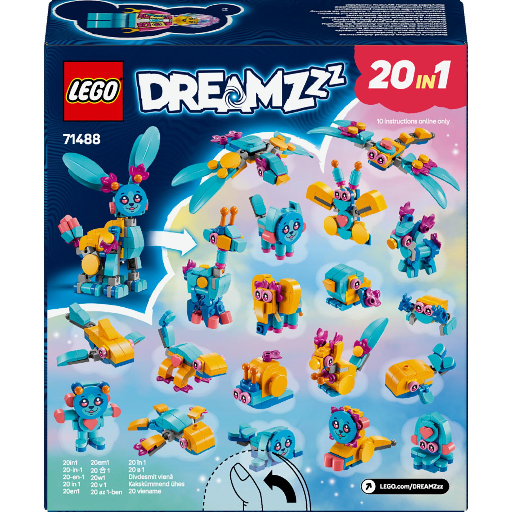 Voir la diapositive 8 : LEGO DREAMZzz 71488 - Aventures de Bunchu : Animaux créatifs