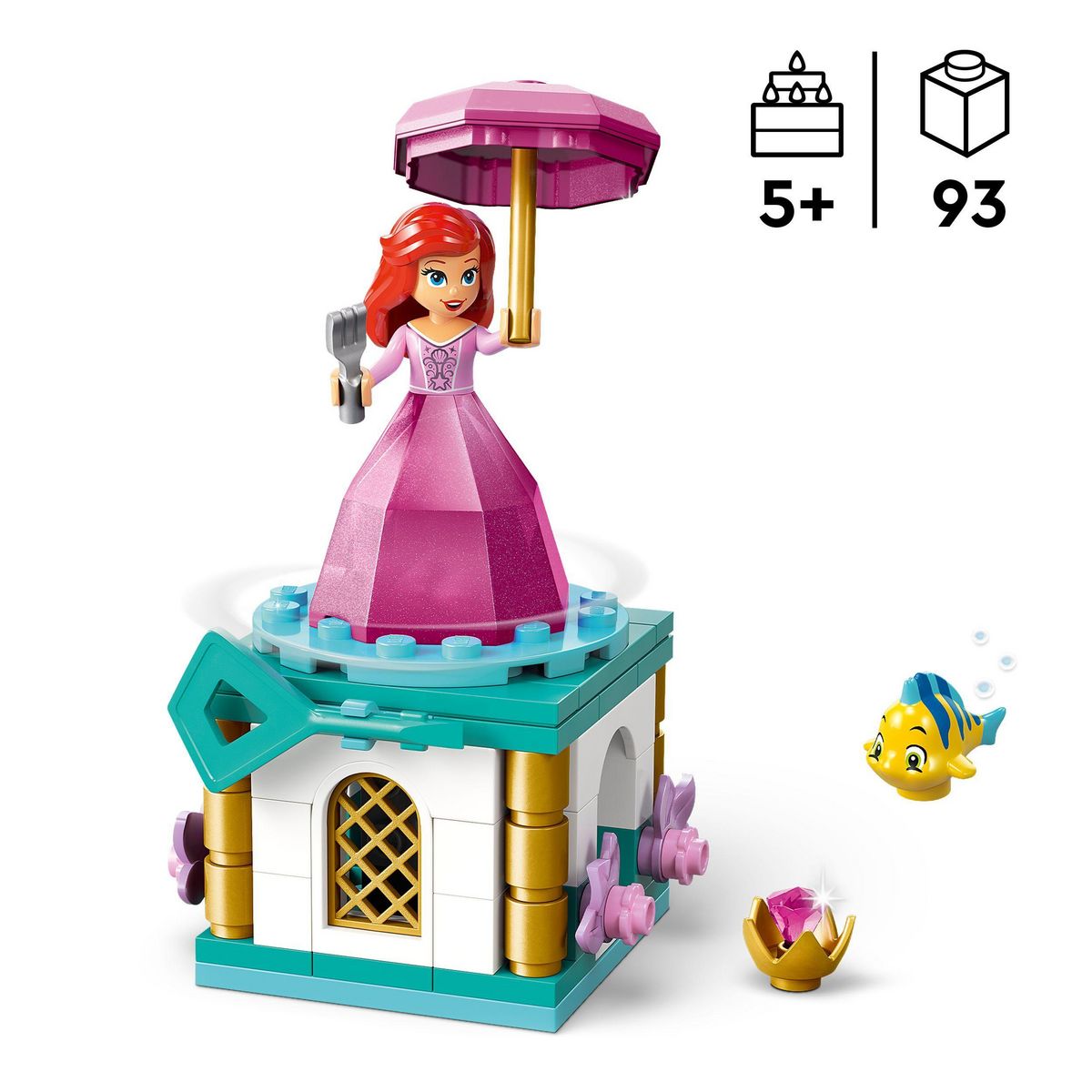 LEGO Disney 43259 - Ariel Tournoyante