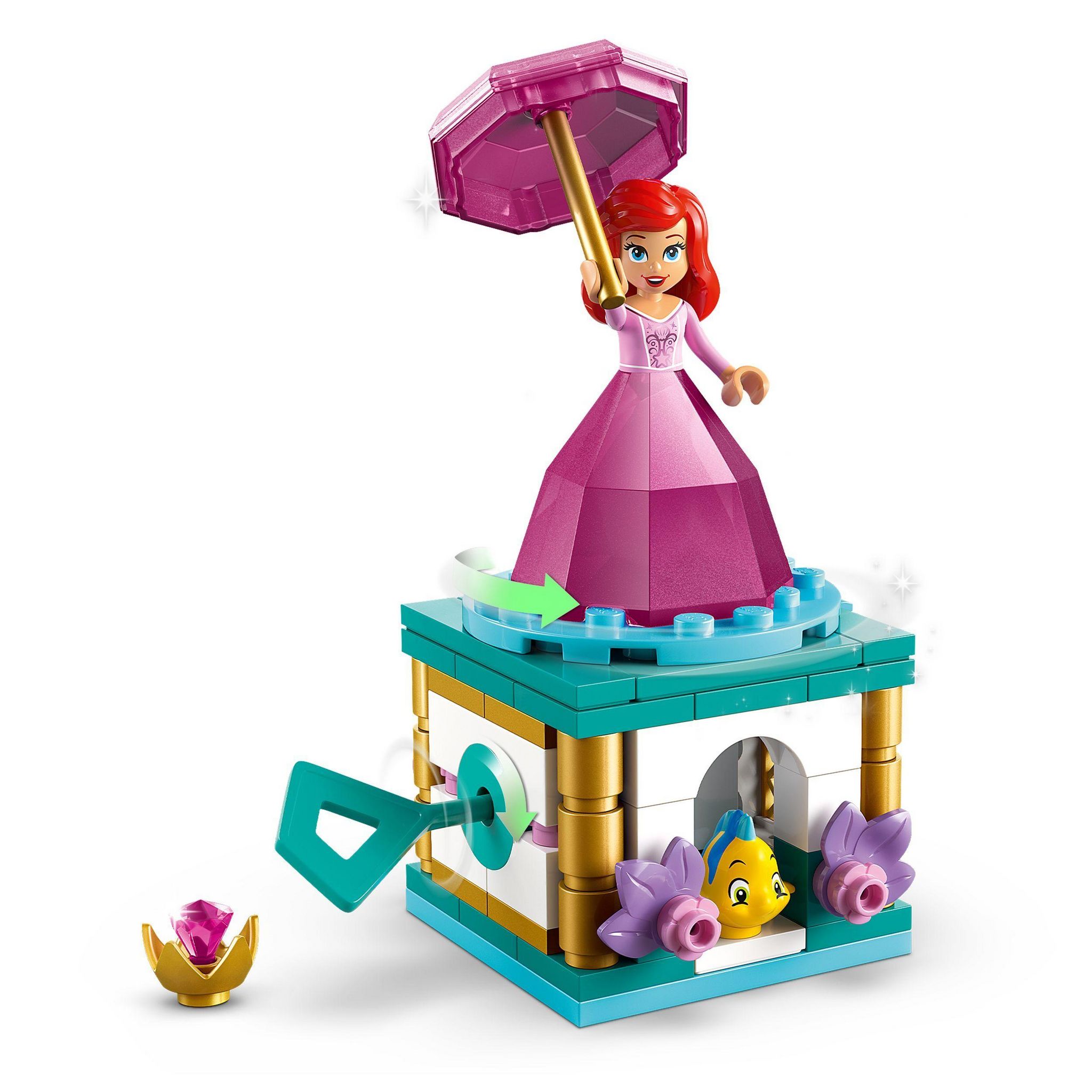 Voir la diapositive 4 : LEGO Disney 43259 - Ariel Tournoyante
