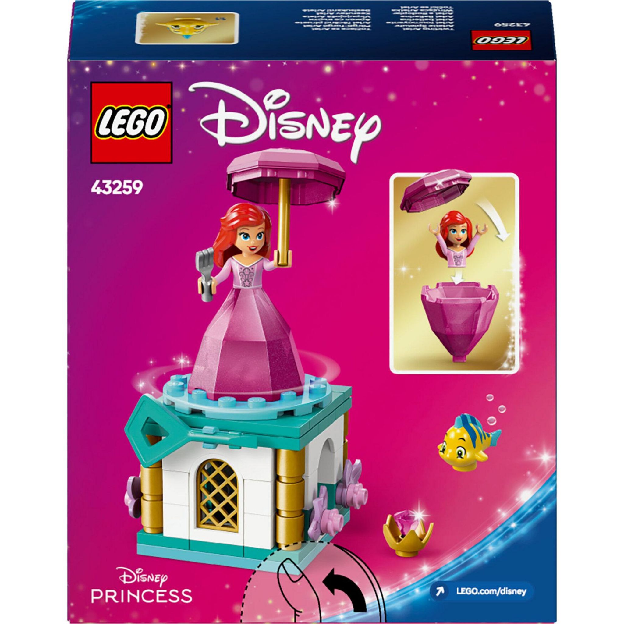 Voir la diapositive 8 : LEGO Disney 43259 - Ariel Tournoyante