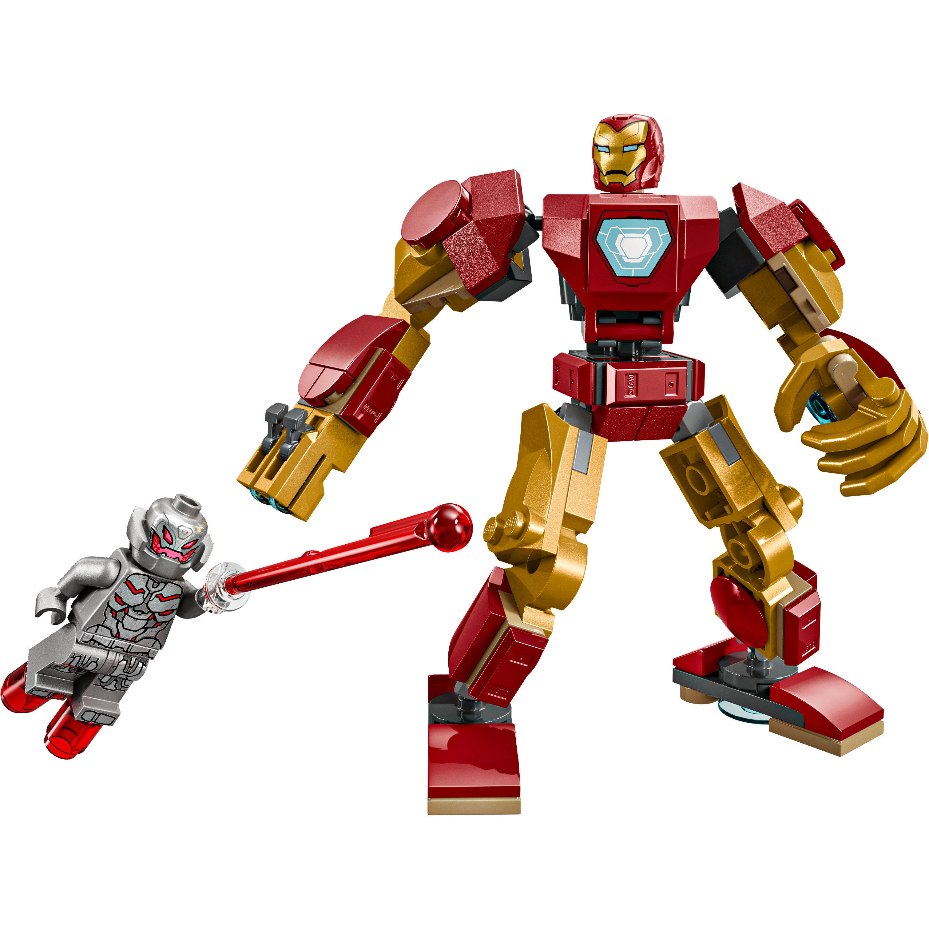 Voir la diapositive 2 : LEGO Marvel 76307 Le robot d’Iron Man contre Ultron - Jouet avec super héros dès 6 ans