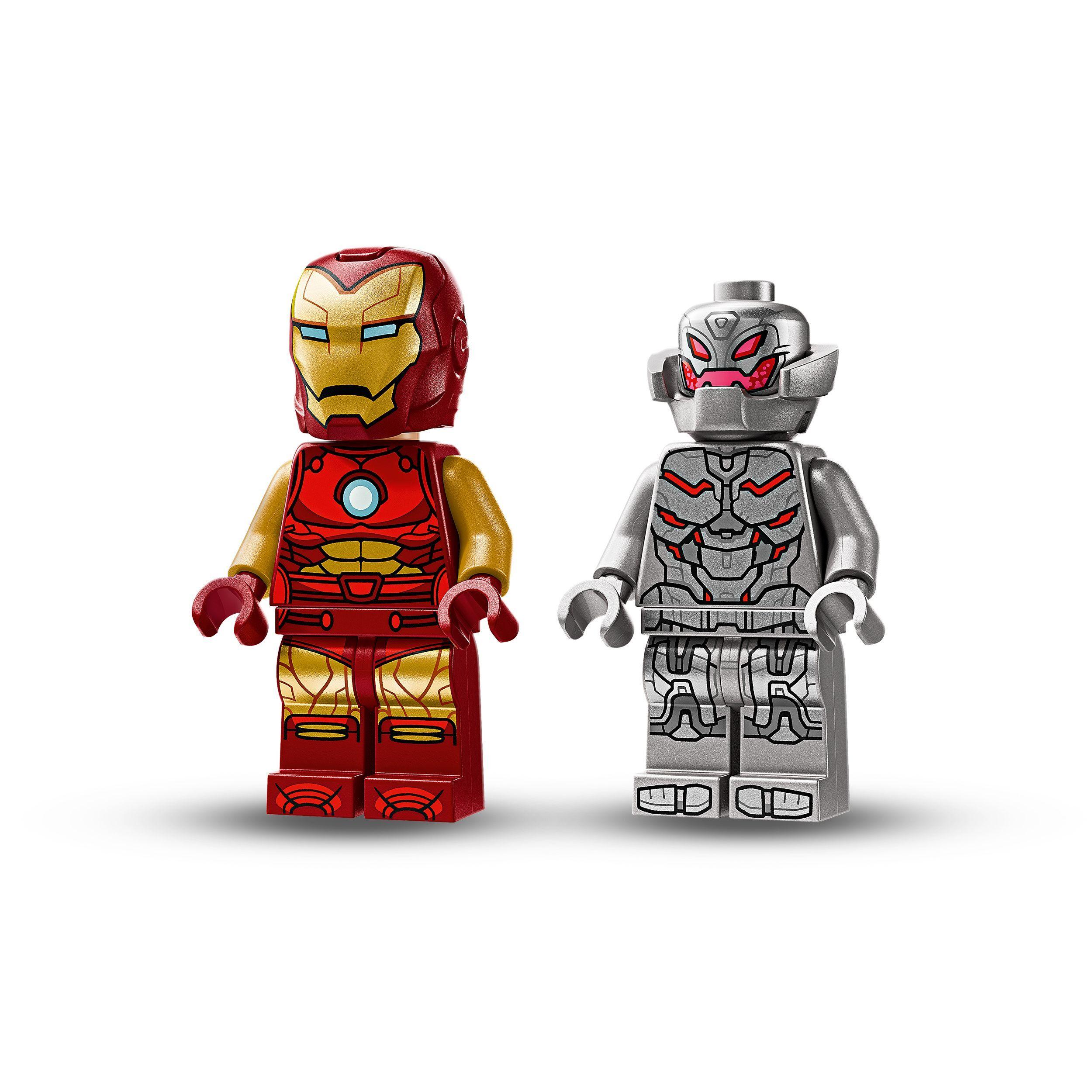 Voir la diapositive 5 : LEGO Marvel 76307 Le robot d’Iron Man contre Ultron - Jouet avec super héros dès 6 ans