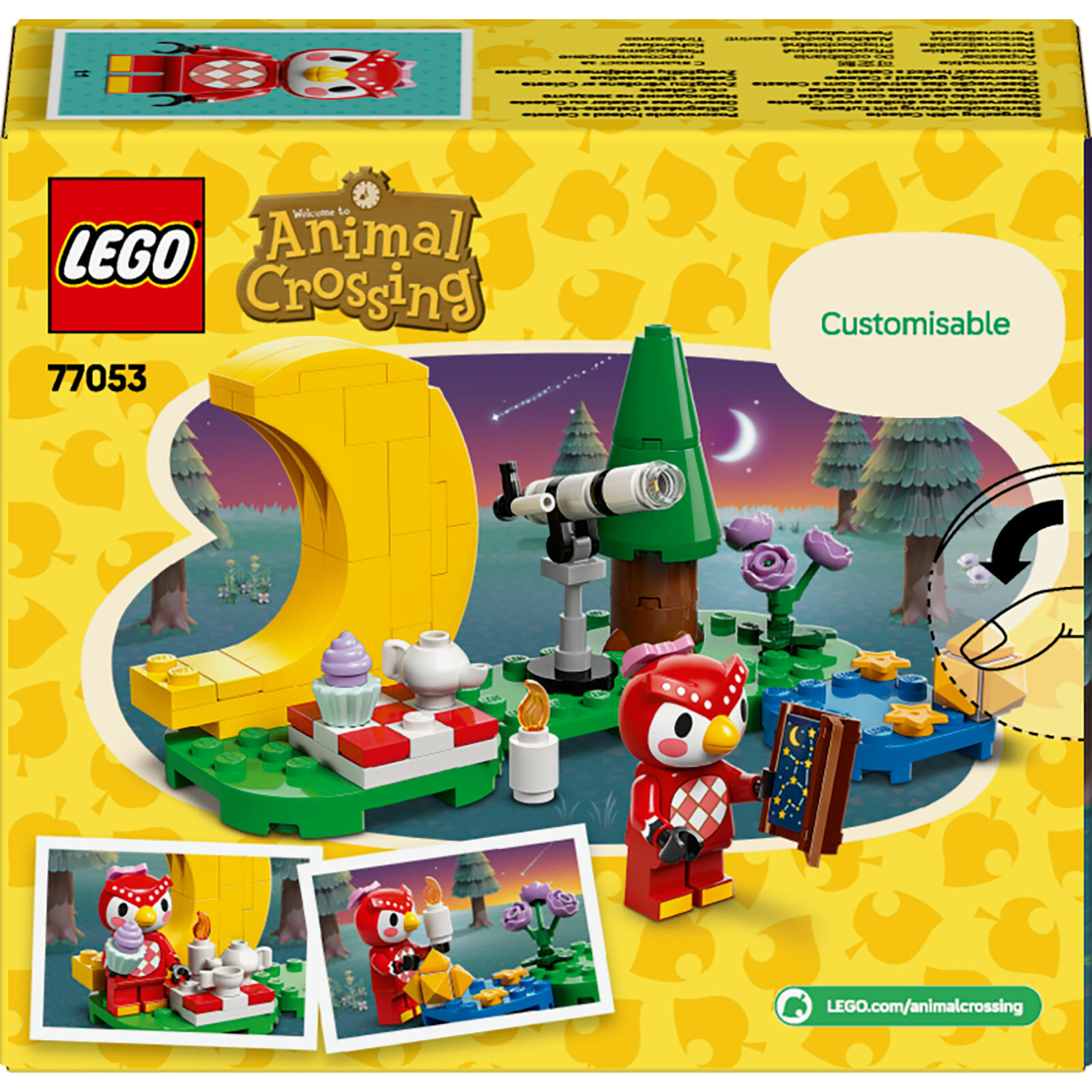Voir la diapositive 3 : LEGO Animal Crossing 77053 - Observation des étoiles avec Céleste