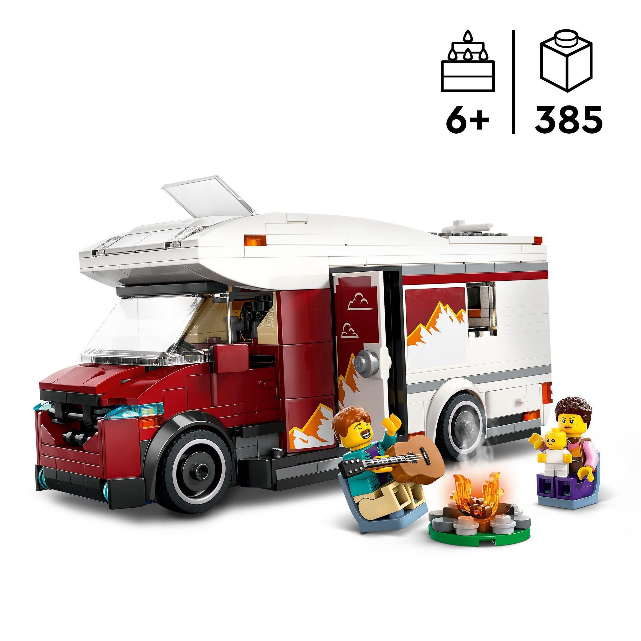 Voir la diapositive 3 : LEGO City 60454 - La camping-Car d'aventures