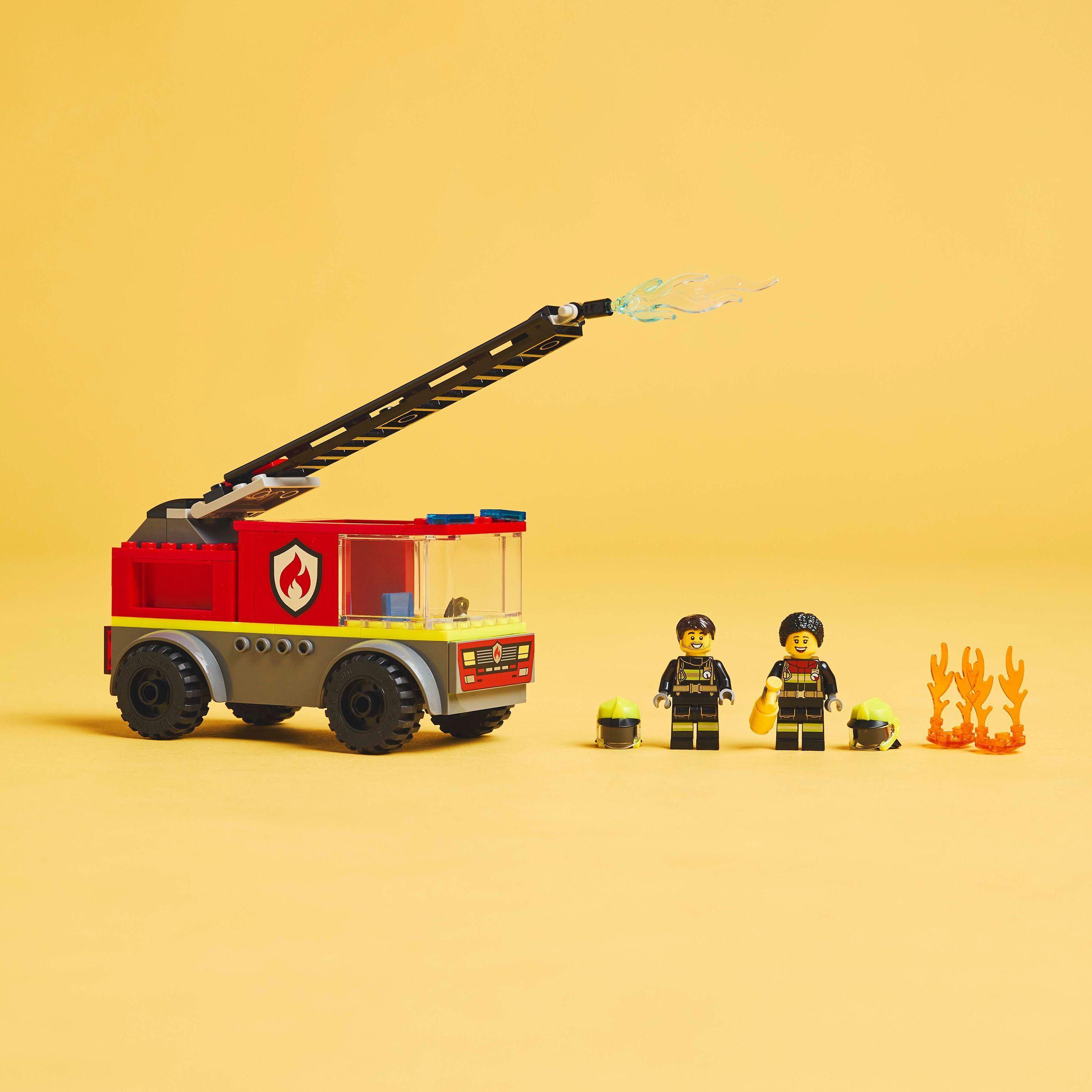 Voir la diapositive 6 : LEGO LEGO City 60463 Camion de pompiers avec échelle - Jeu de construction - Enfants dès 4 ans