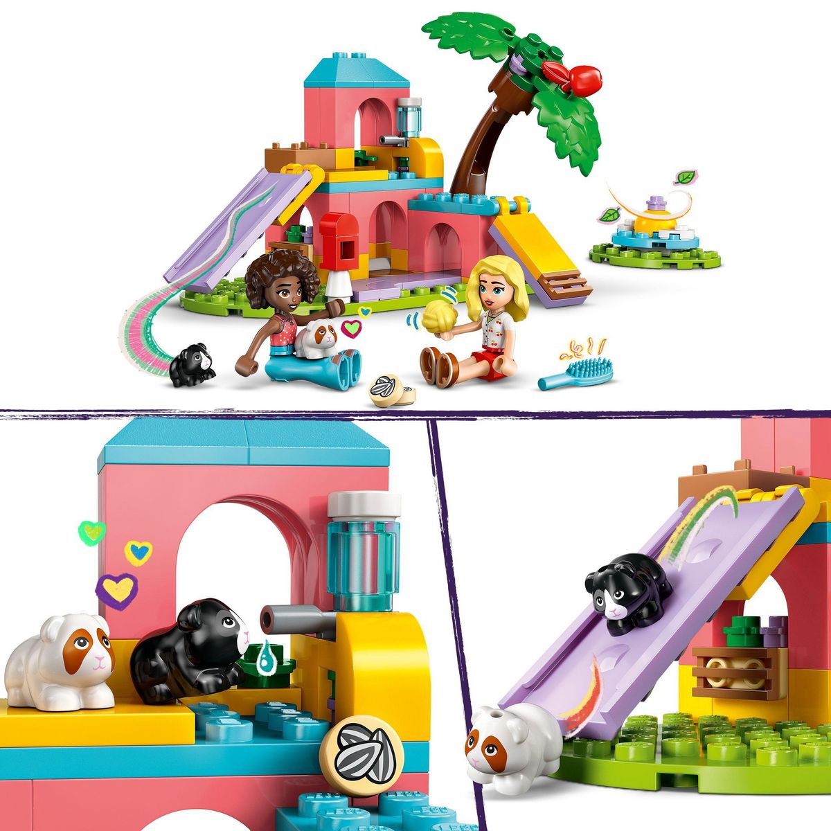 LEGO Friends 42640 - L'Aire de jeux des cochons d'Inde