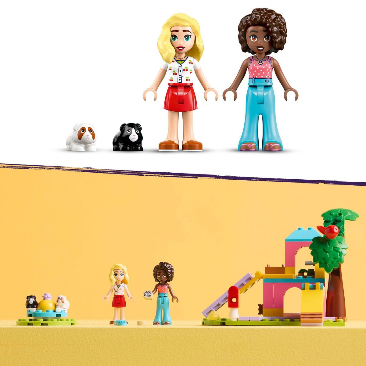 LEGO Friends 42640 - L'Aire de jeux des cochons d'Inde