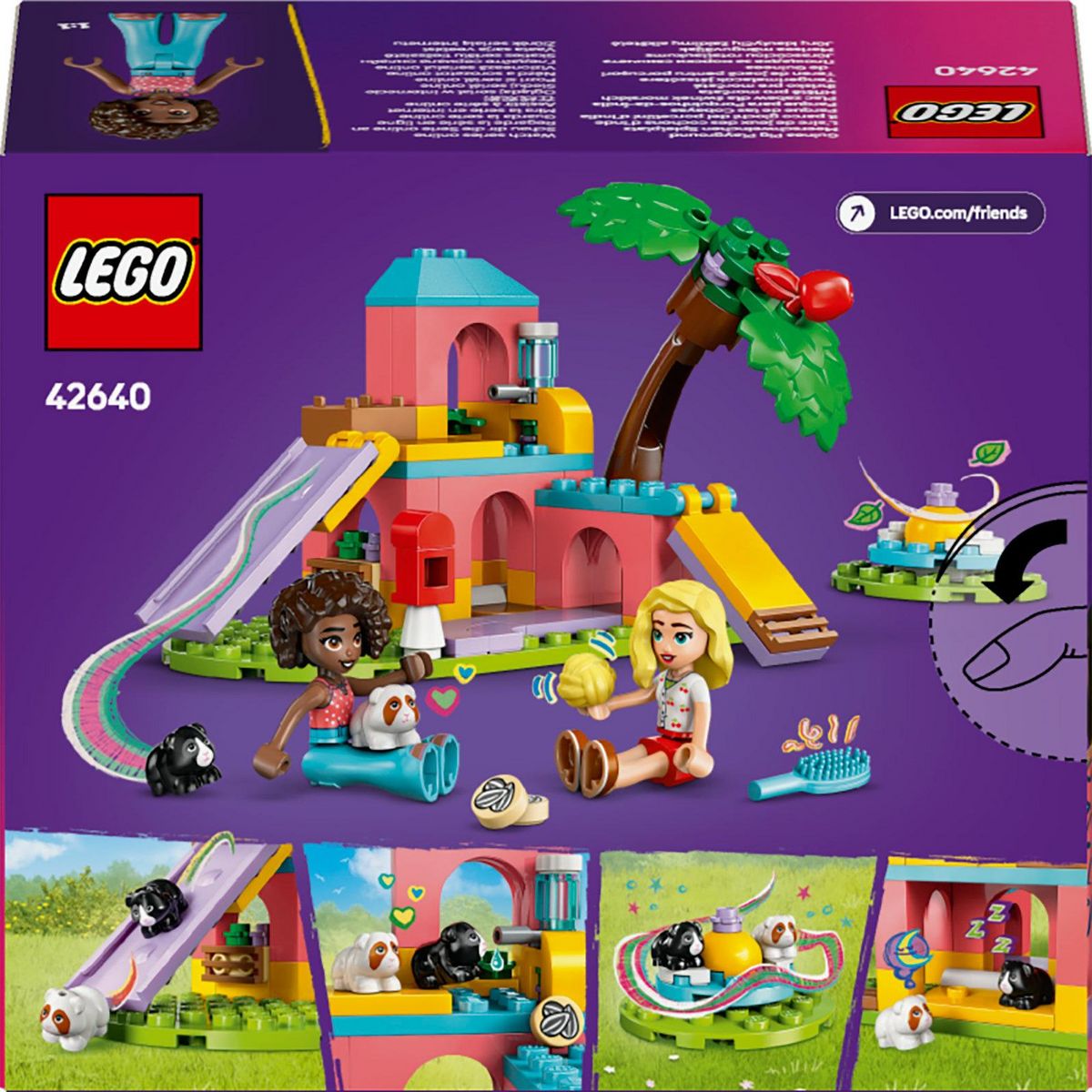 LEGO Friends 42640 - L'Aire de jeux des cochons d'Inde