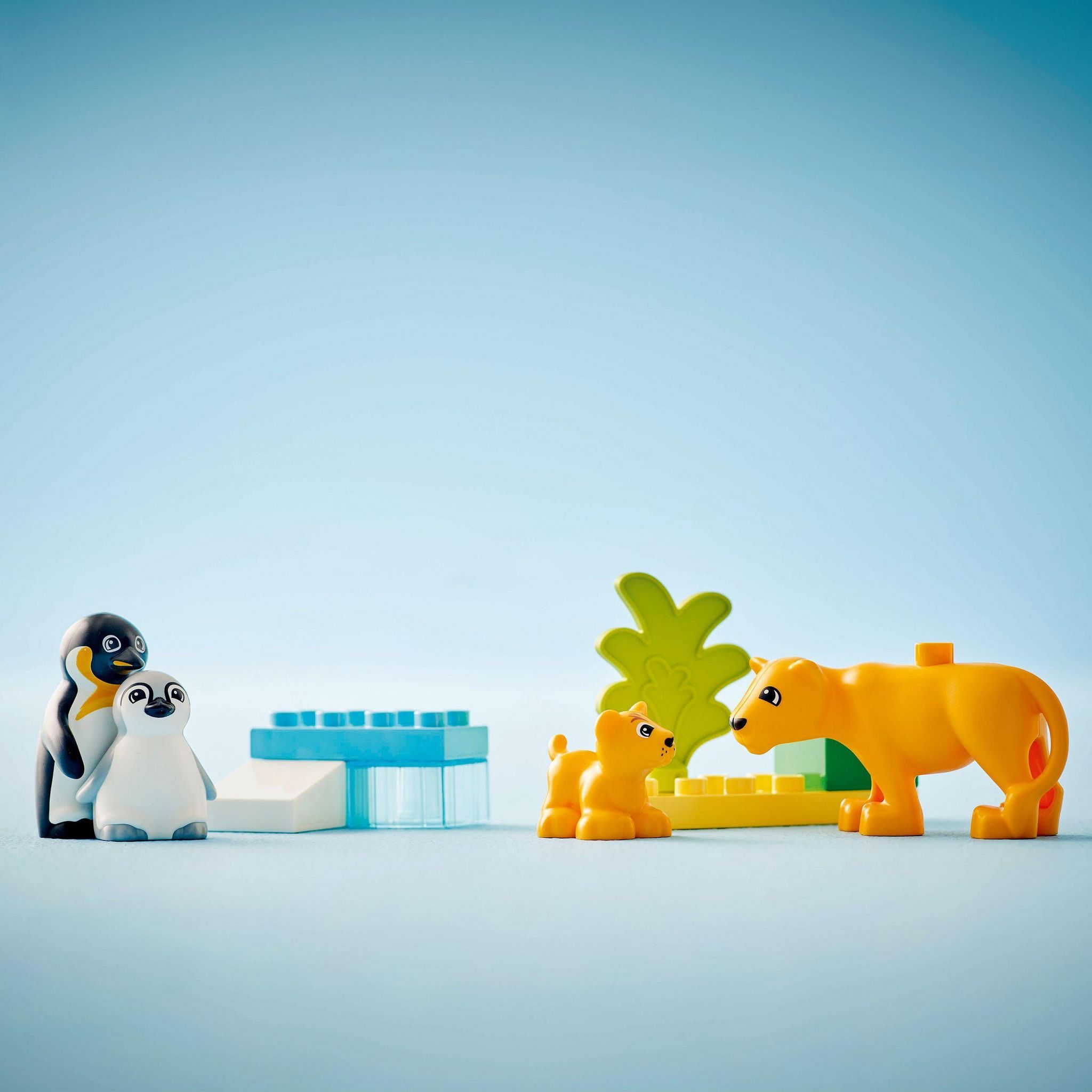 Voir la diapositive 5 : LEGO Duplo 10442 - Familles d'Animaux Sauvages : Pingouins et Lions